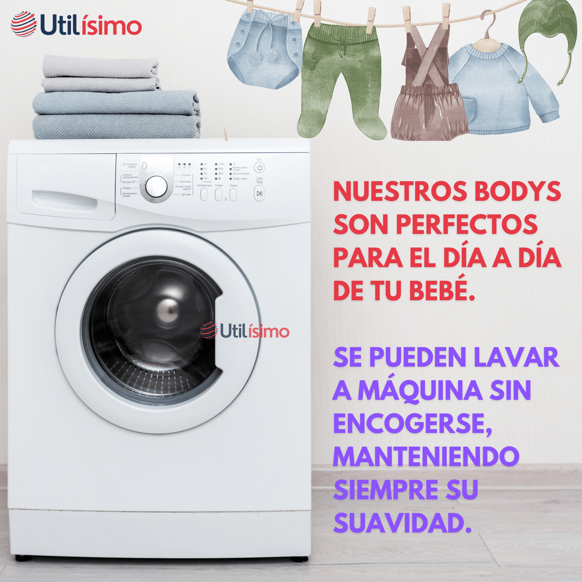 PACK 4 BODYS BEBÉ NIÑA MANGA LARGA TEDMIMAK ALGODÓN HEARTS - 5