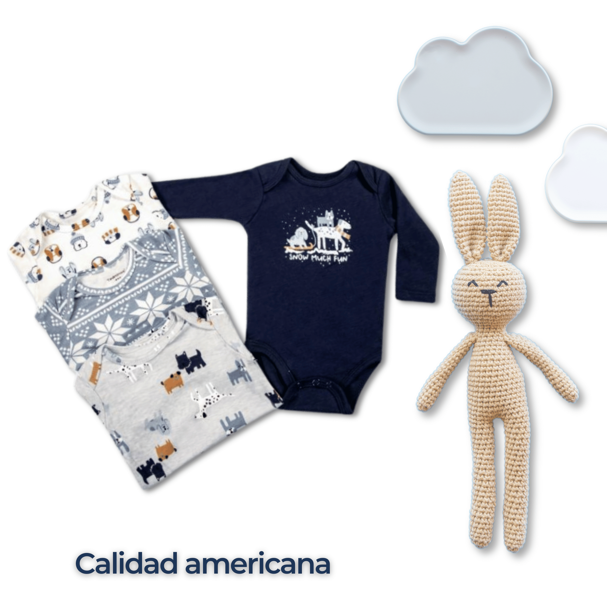 PACK 4 BODYS BEBÉ NIÑO MANGA LARGA TEDMIMAK ALGODÓN LITTLE ADVENTURERS - 6