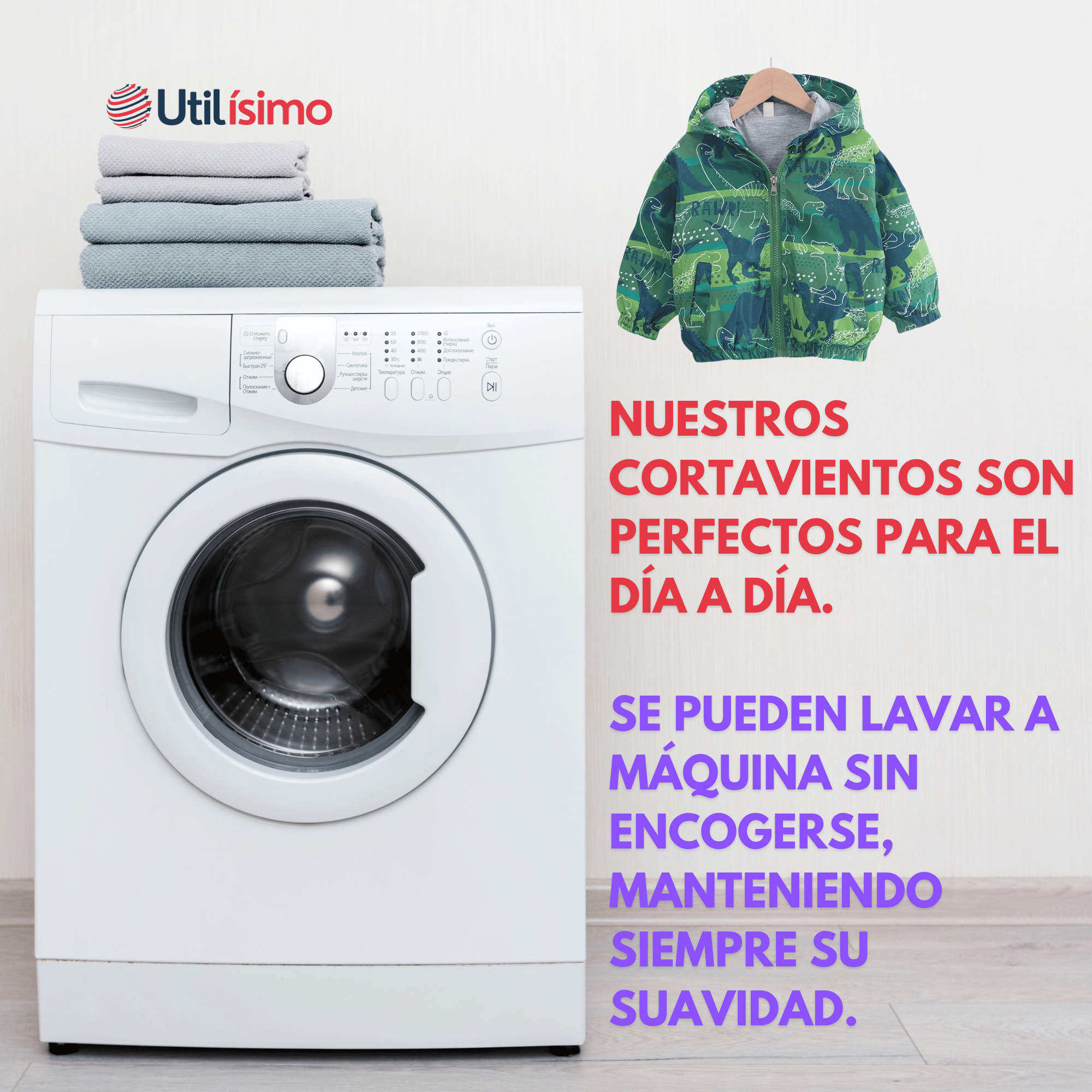 CORTAVIENTO IMPERMEABLE CHAQUETA ESTAMPADO NIÑO Y BEBÉ JUMP KIDS LIGHT GREEN DINOSAUR - 9