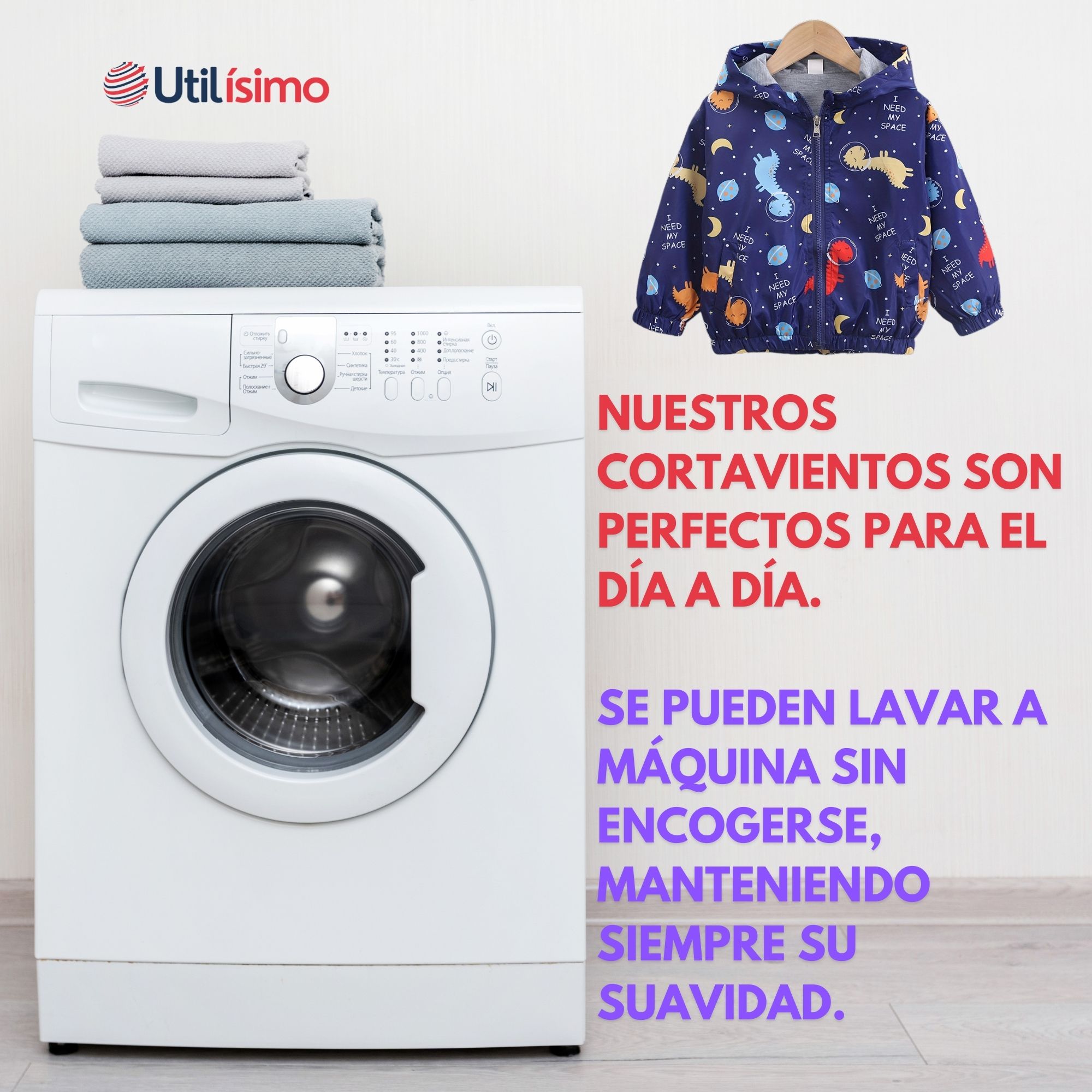 CORTAVIENTO IMPERMEABLE CHAQUETA ESTAMPADO NIÑO Y BEBÉ JUMP KIDS DARK BLUE DINOSAUR - 7