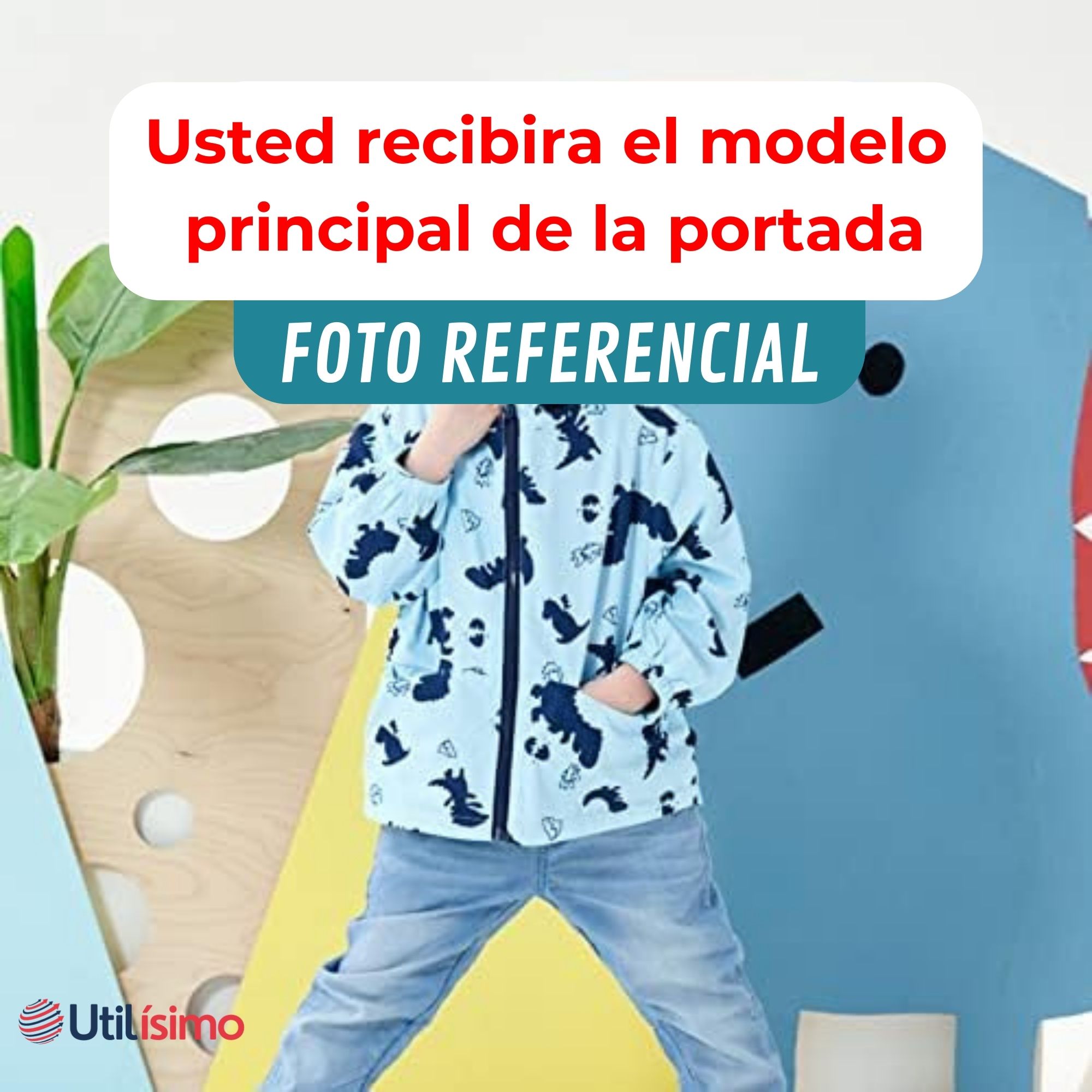 CORTAVIENTO IMPERMEABLE CHAQUETA ESTAMPADO NIÑO Y BEBÉ JUMP KIDS TURQUOISE CARS - 8