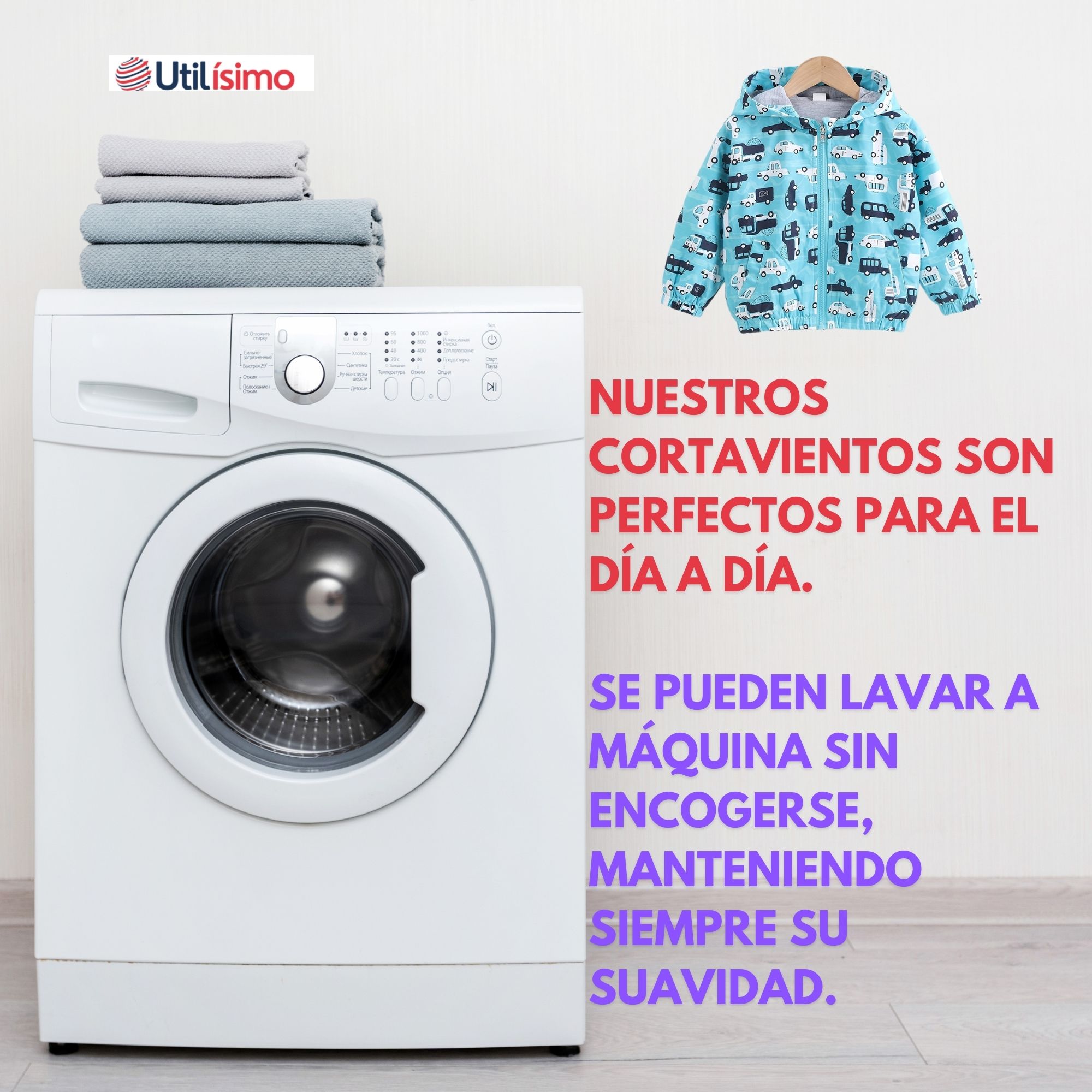 CORTAVIENTO IMPERMEABLE CHAQUETA ESTAMPADO NIÑO Y BEBÉ JUMP KIDS TURQUOISE CARS - 9