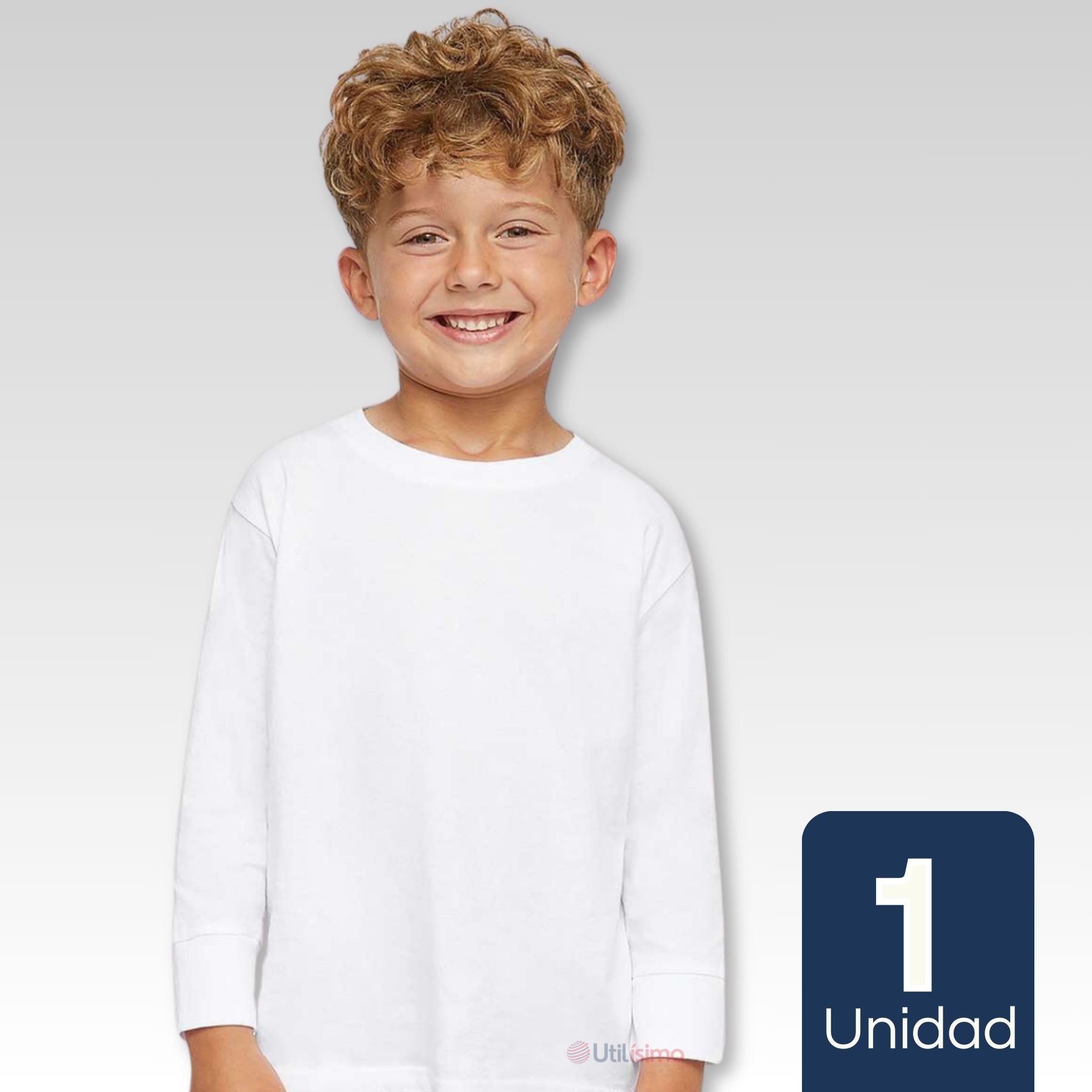 CAMISETA POLAR PRIMERA CAPA INVIERNO POLERA NIÑO - 1