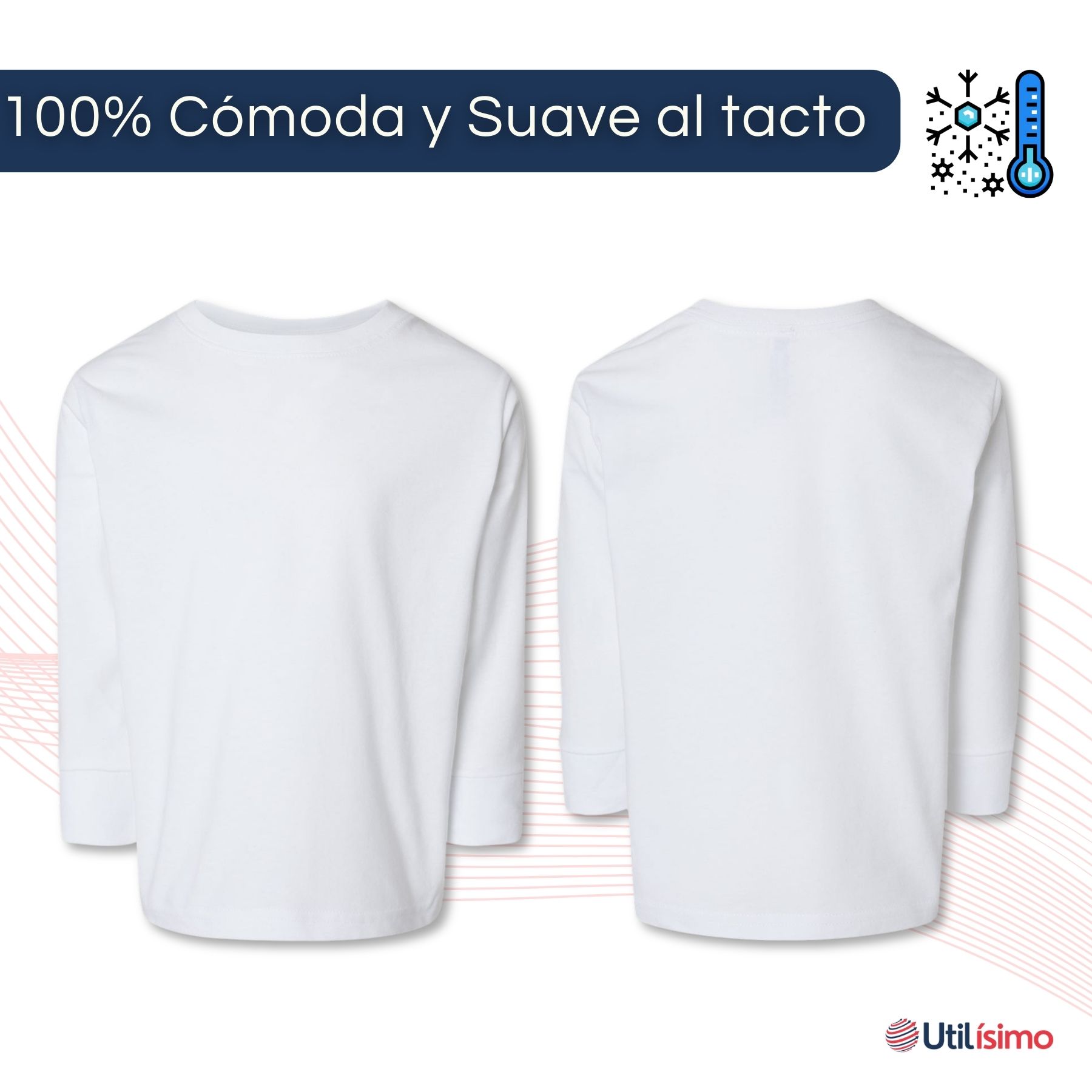 PACK 3 CAMISETAS POLAR PRIMERA CAPA POLERAS INVIERNO NIÑO - 6