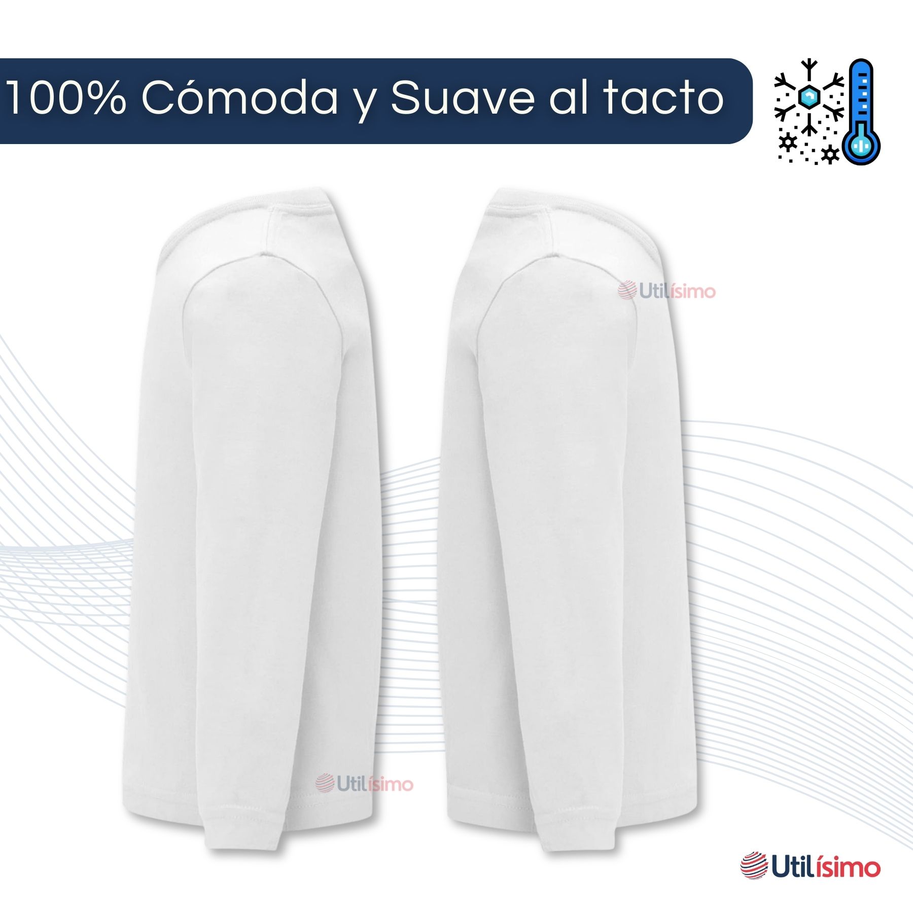 PACK 3 CAMISETAS POLAR PRIMERA CAPA POLERAS INVIERNO NIÑO - 5