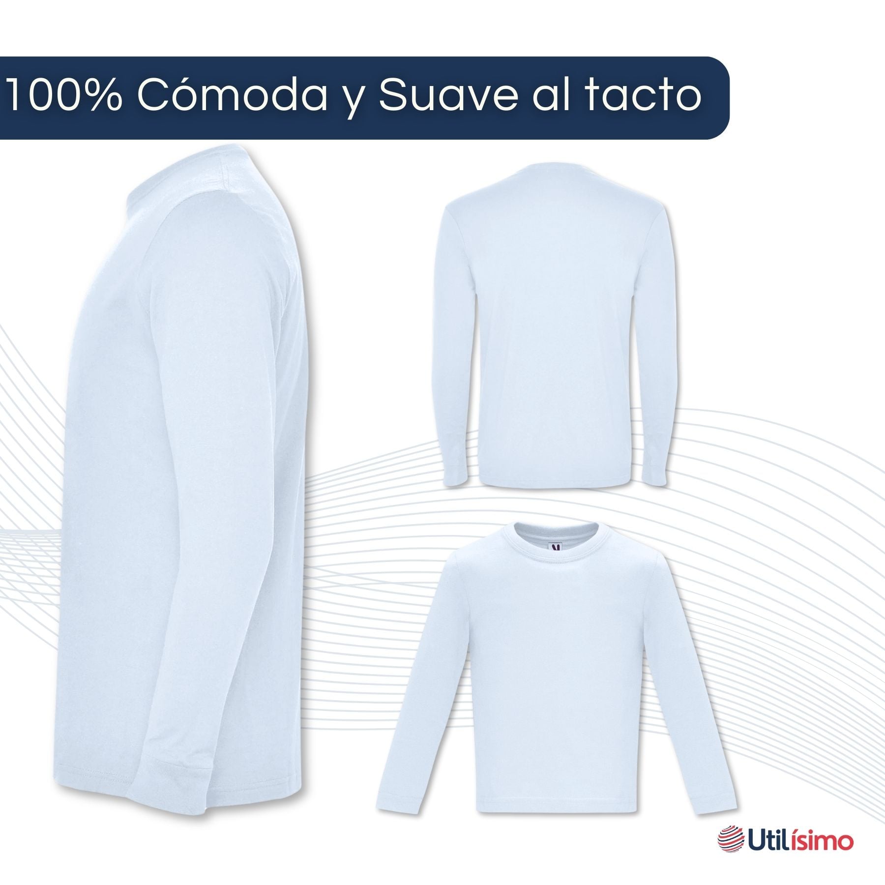 PACK 6 CAMISETAS ALGODÓN PRIMERA CAPA NIÑO INVIERNO BLANCO Y NEGRO - 5