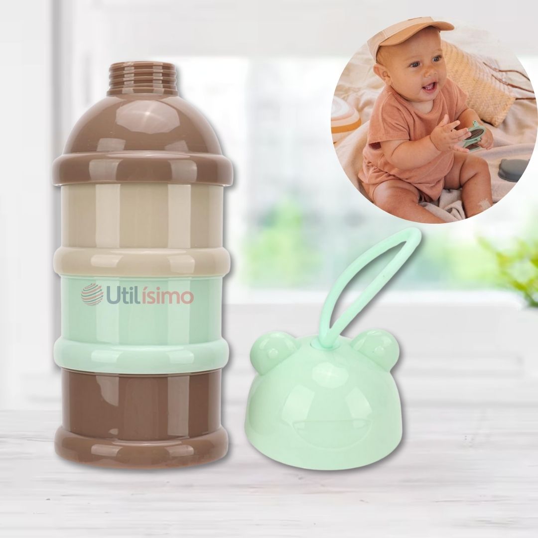 DISPENSADOR DE ALIMENTOS PORTÁTIL MULTICAPA LIBRE DE BPA BEBÉS NIÑO - 1