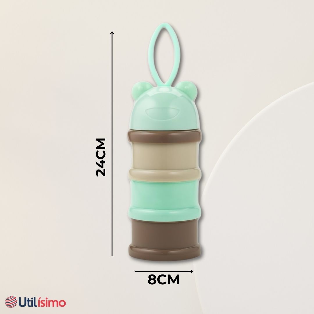 DISPENSADOR DE ALIMENTOS PORTÁTIL MULTICAPA LIBRE DE BPA BEBÉS NIÑO - 3