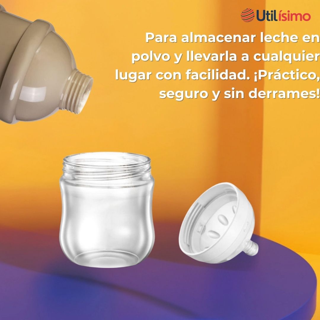 DISPENSADOR DE ALIMENTOS PORTÁTIL MULTICAPA LIBRE DE BPA BEBÉS NIÑO - 8