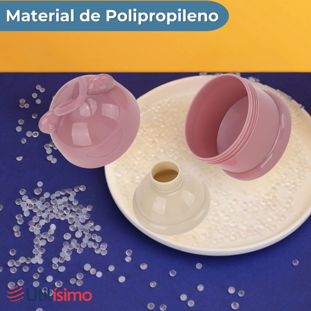DISPENSADOR DE ALIMENTOS PORTÁTIL MULTICAPA LIBRE DE BPA BEBÉS NIÑA - 7