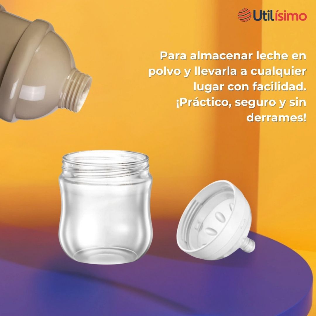 DISPENSADOR DE ALIMENTOS PORTÁTIL MULTICAPA LIBRE DE BPA BEBÉS NIÑA - 8