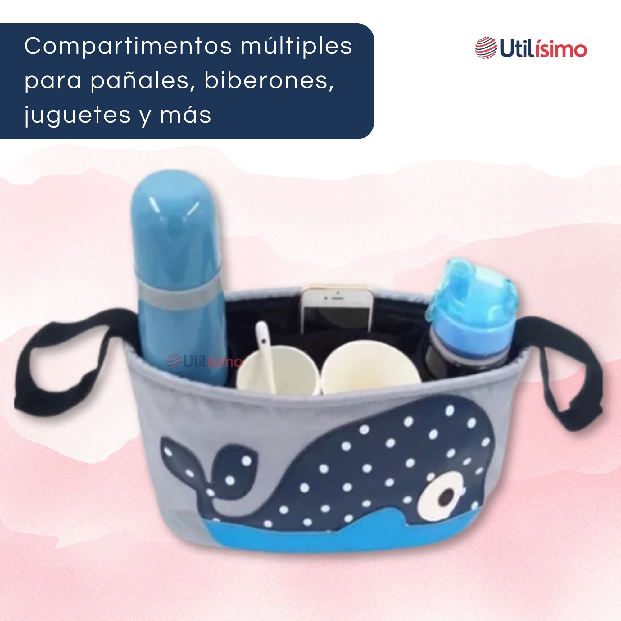 ORGANIZADOR MULTIFUNCIONAL PARA COCHE BEBÉ NIÑA SURTIDO - 4