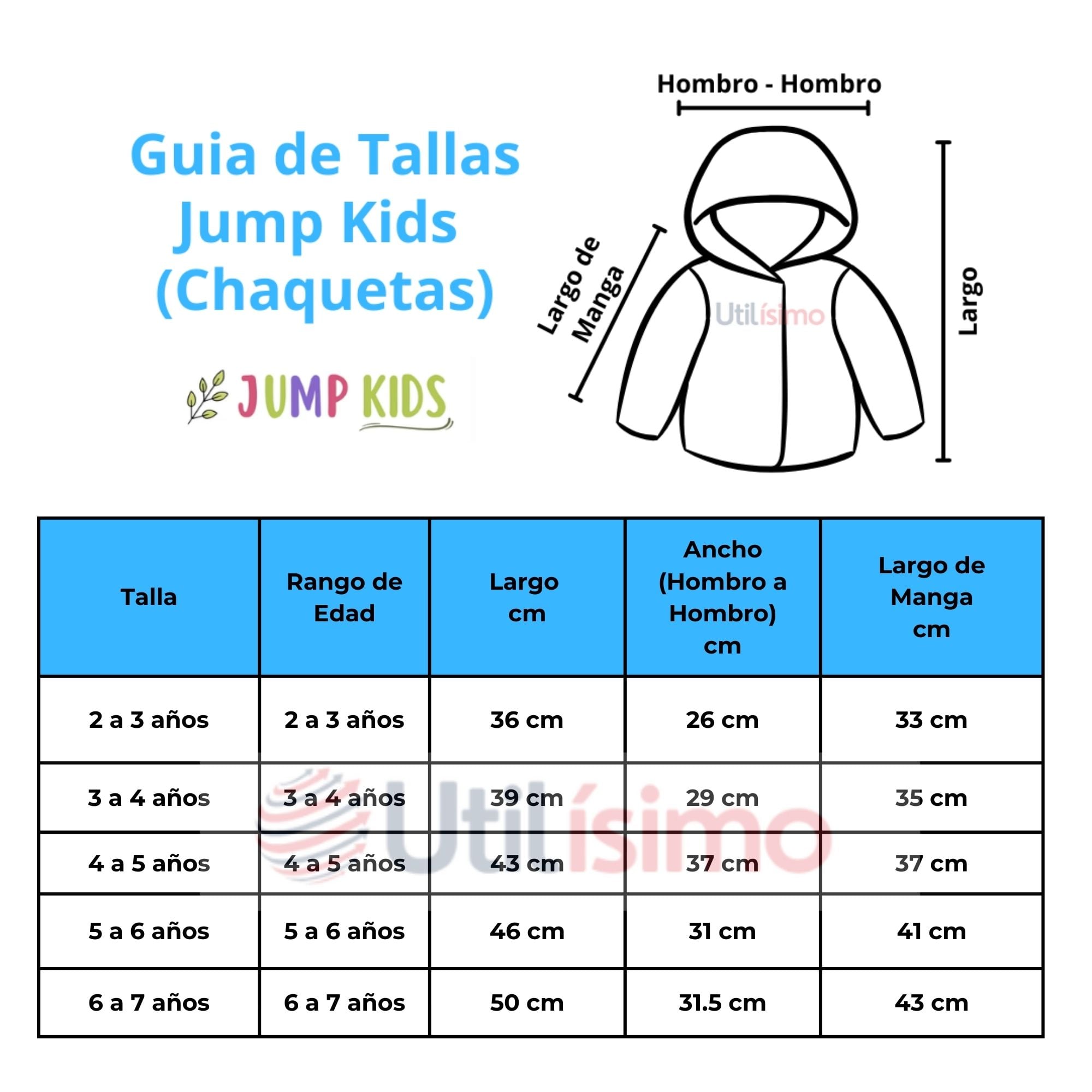 PARKA CON CAPUCHA MANGA LARGA UNICOLOR NIÑO Y NIÑA JUMP KIDS RED - 2