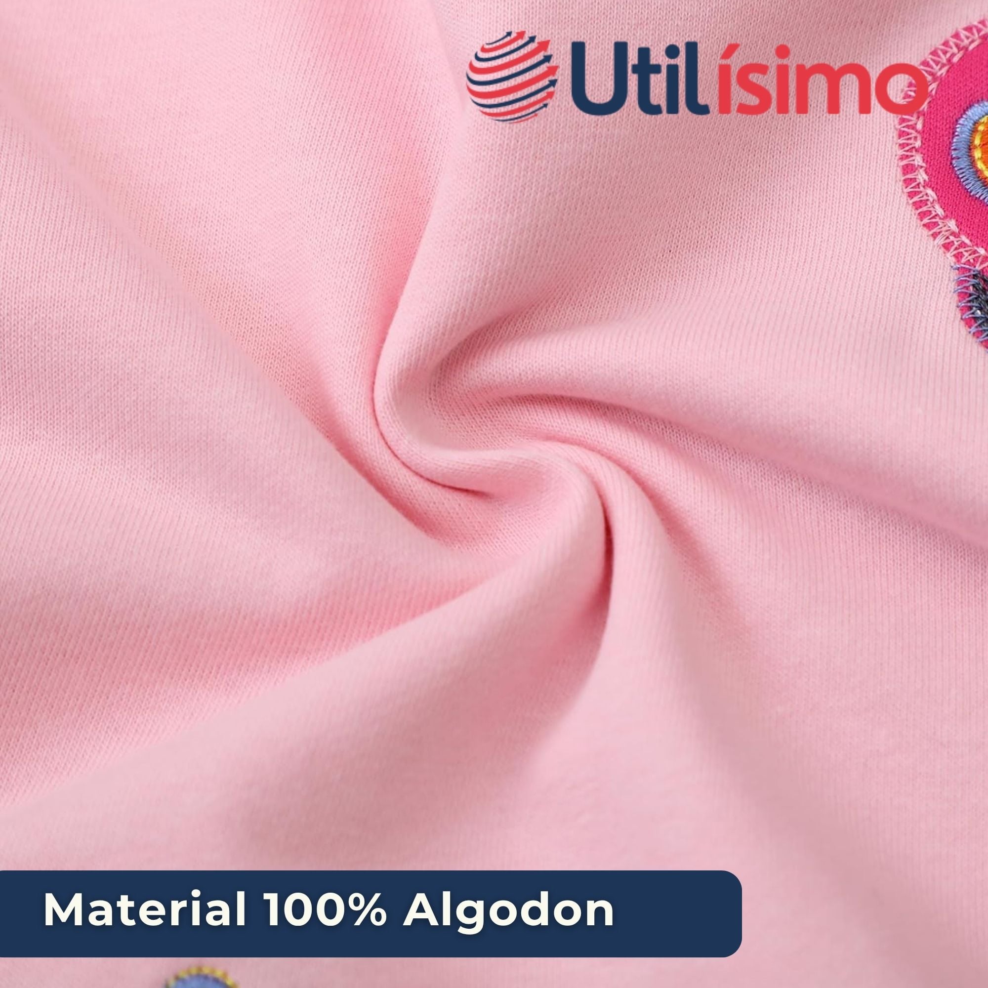 POLERÓN NIÑA MANGA LARGA 100% ALGODÓN ROSA MARIPOSA - 5