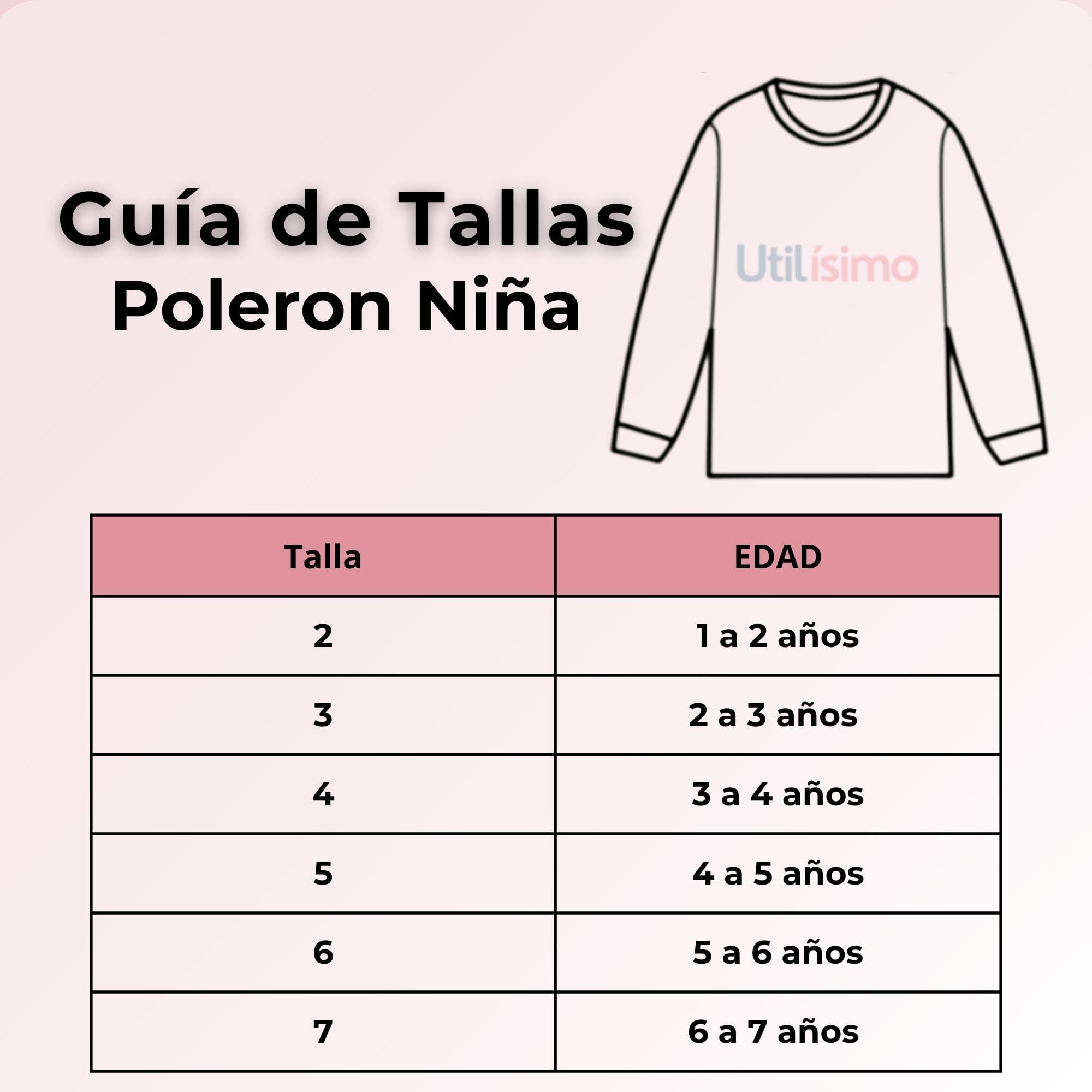 POLERÓN NIÑA MANGA LARGA 100% ALGODÓN ROSA MARIPOSA - 2