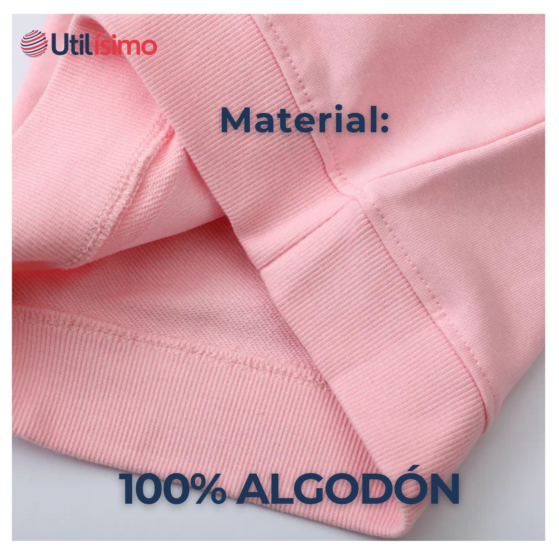 POLERÓN NIÑA MANGA LARGA 100% ALGODÓN ROSADO CONEJITO - 5