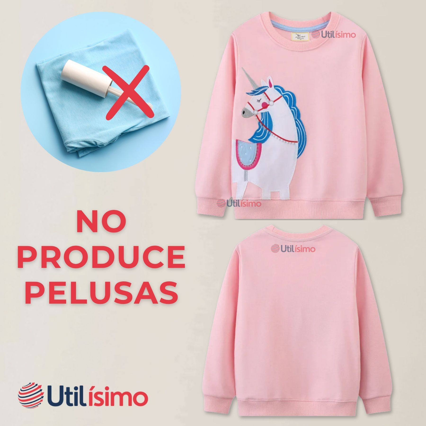 POLERÓN NIÑA MANGA LARGA 100% ALGODÓN - 6