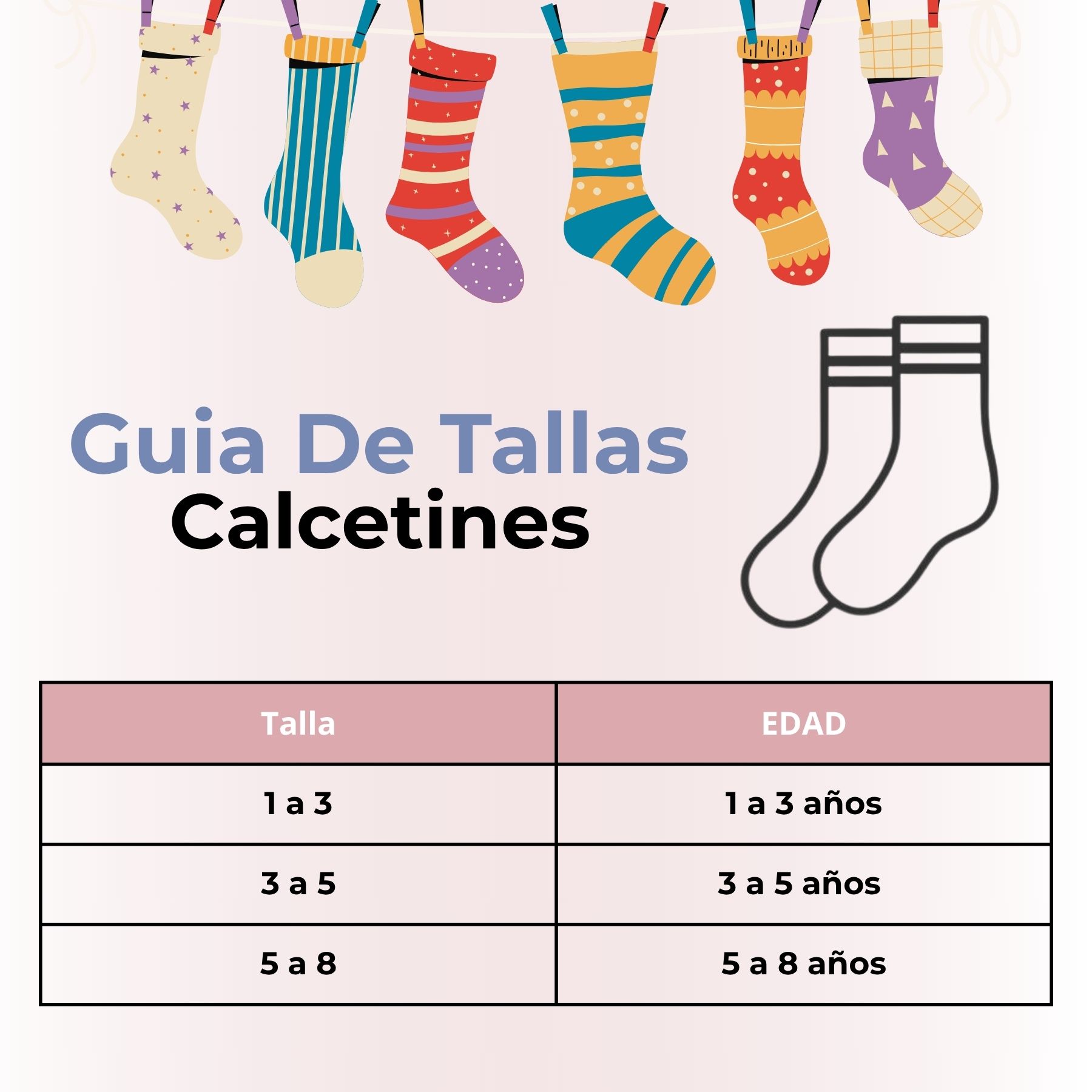 4 PARES CALCETINES TÉRMICOS POLIÉSTER PELUDITO NIÑA SURTIDOS - 3
