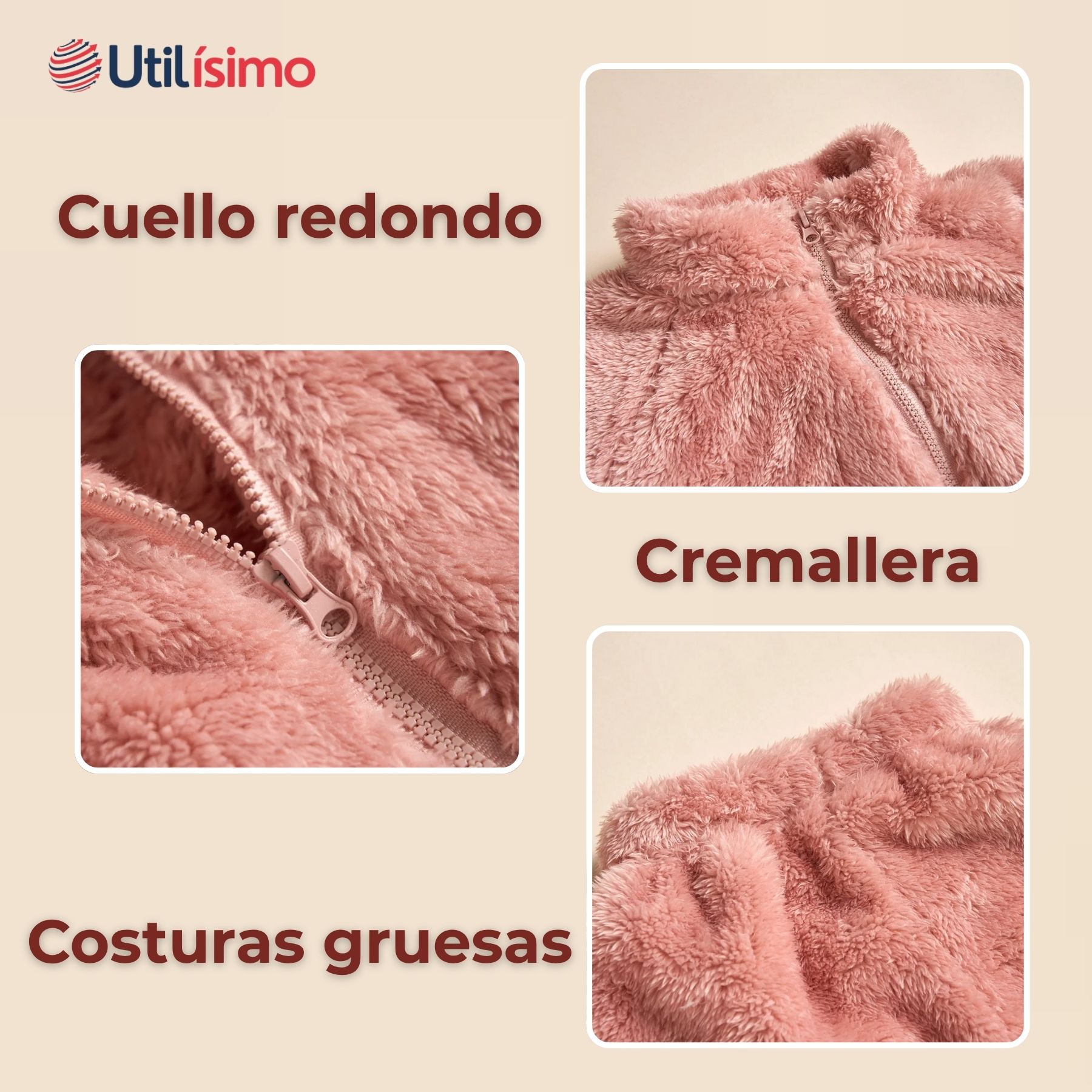 CONJUNTO FRIZADO POLAR 2 PIEZAS NIÑA ROSADO - 5
