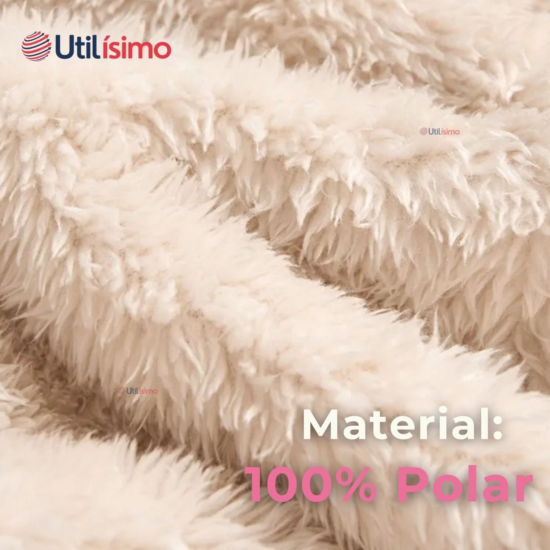 CONJUNTO FRIZADO POLAR 2 PIEZAS NIÑA EN COLOR BLANCO - 5