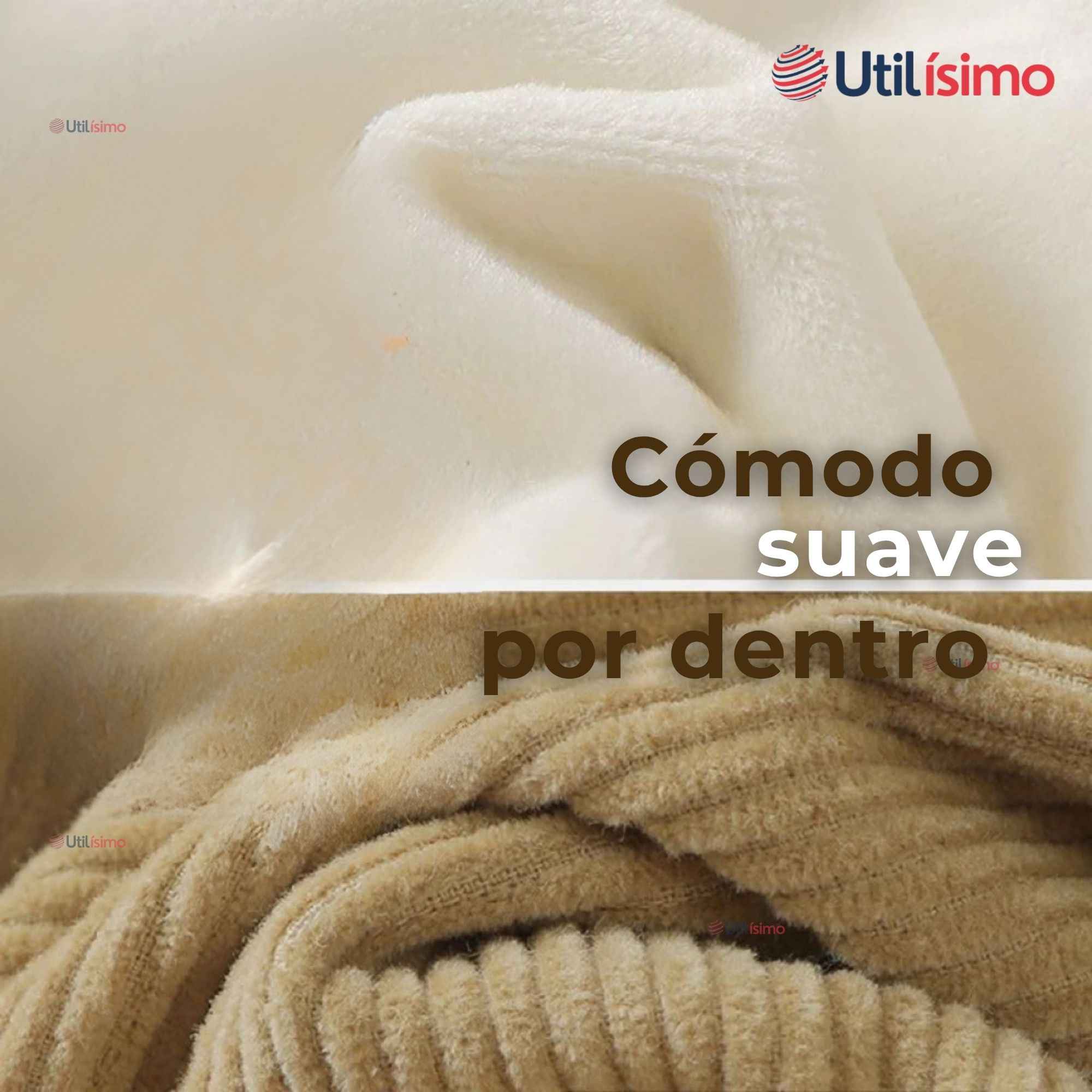 BUZO COTELÉ FORRADO EN POLAR NIÑO PANTALÓN GRIS - 6