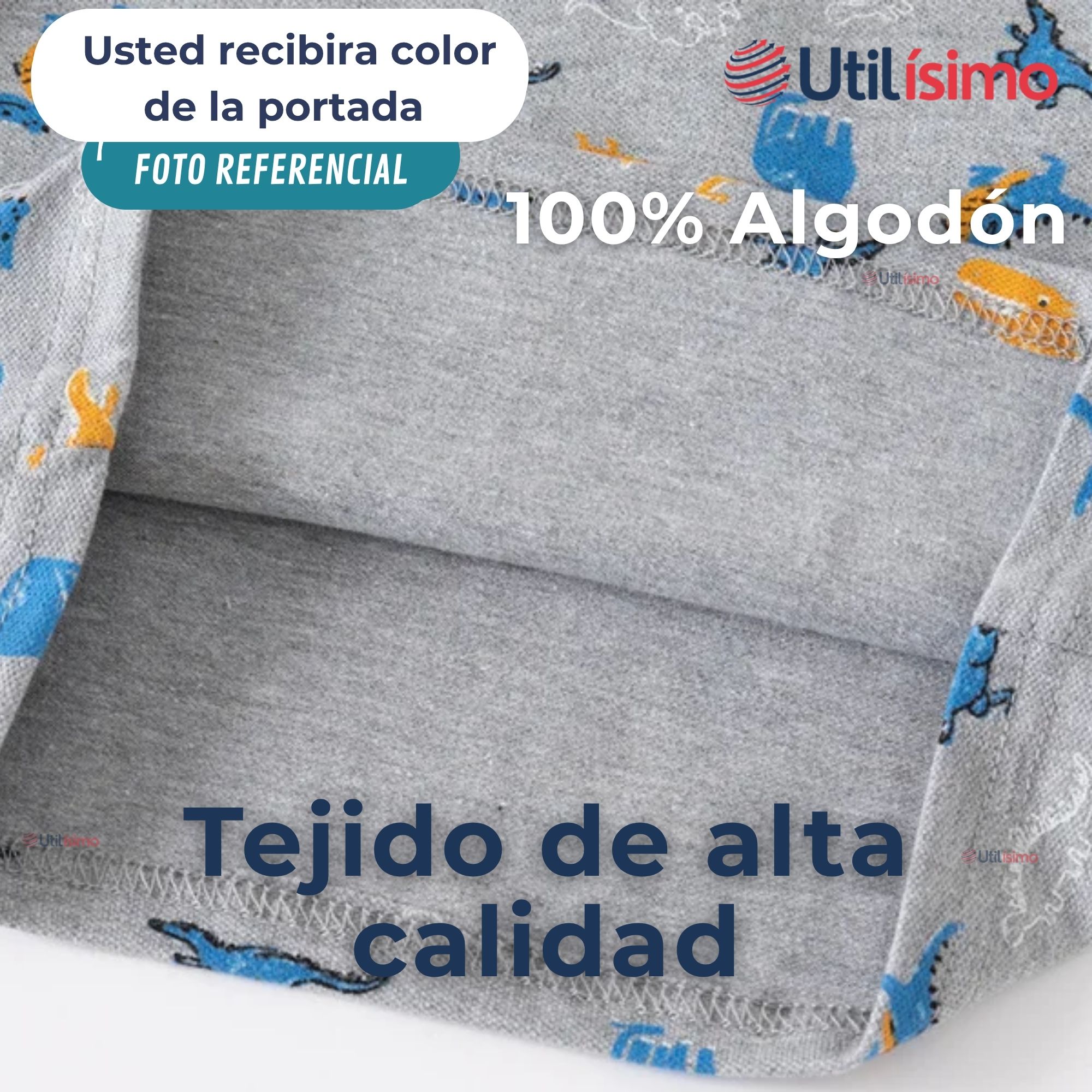 POLERA PIQUÉ MANGA LARGA NIÑO CON ESTAMPADO DE DINOSAURIOS MARRÓN - 7