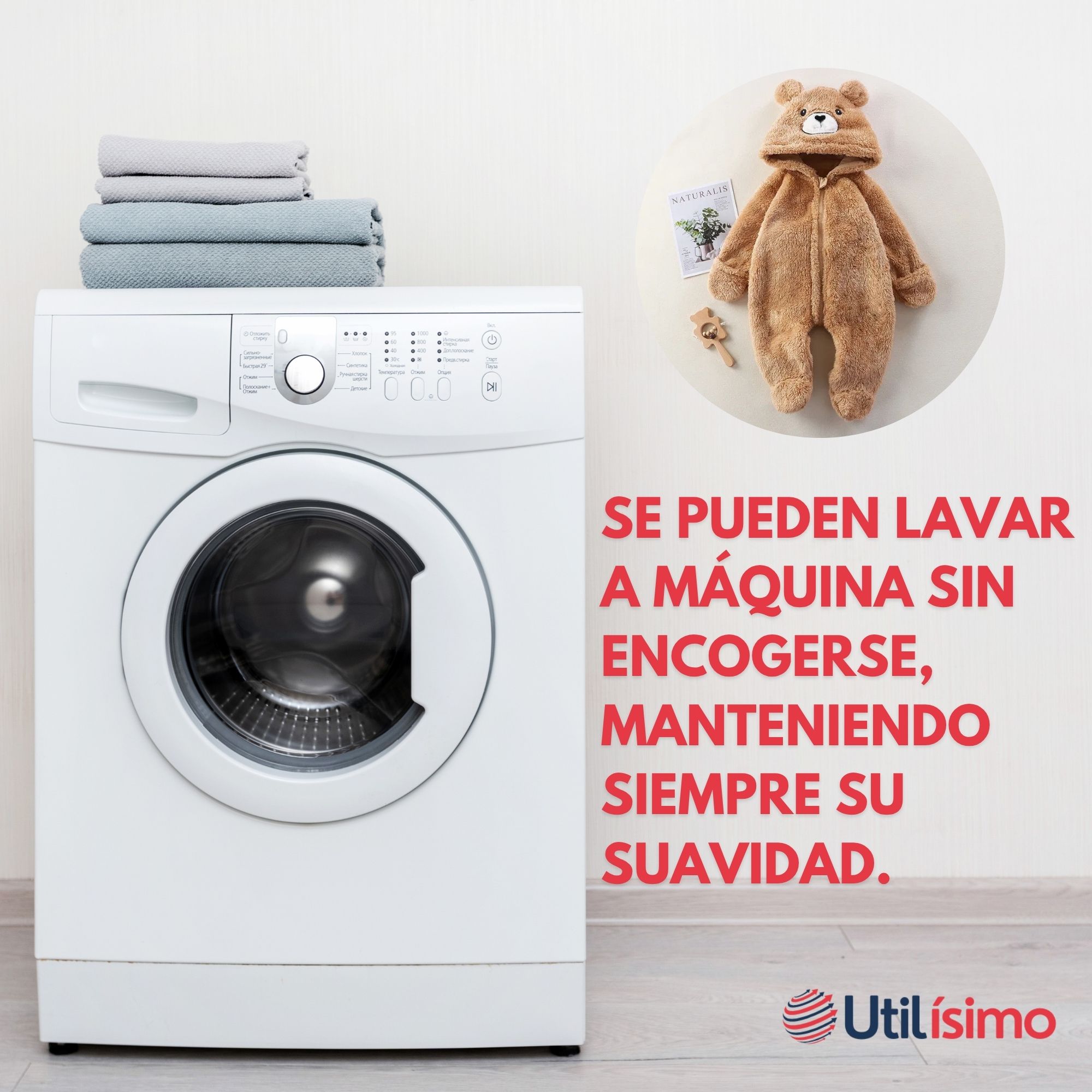 ENTERITO OSO CON CAPUCHA BEBE POLAR MARRÓN - 6