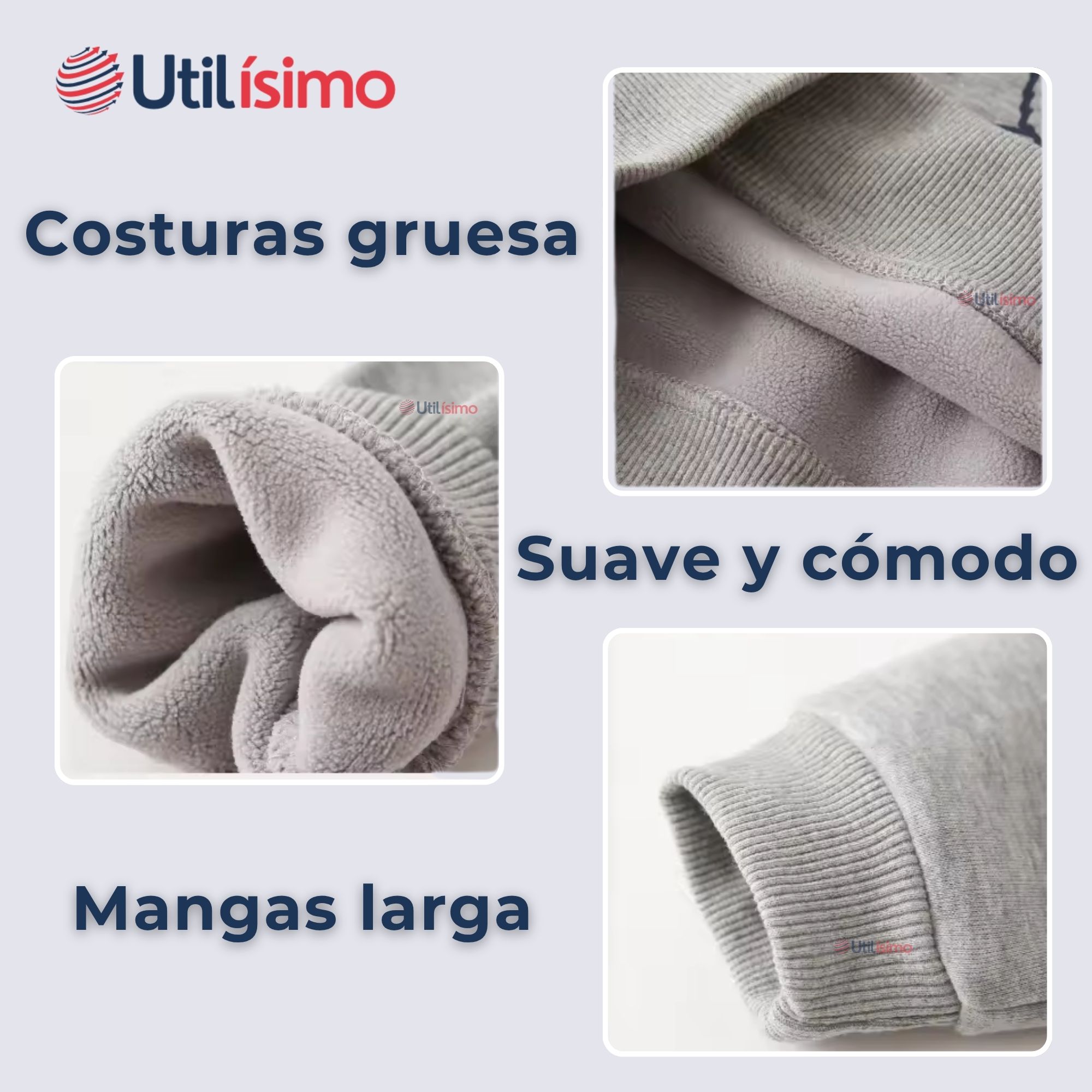 POLERÓN ESTILO PIQUE MANGA LARGA NIÑO 100% ALGODÓN GRIS - 6