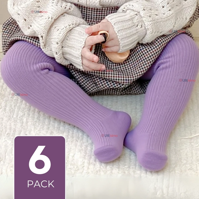 PACK 6 PANTYS ALGODÓN PRIMERA CAPA SURTIDO BALLERINA BEBÉ - 1