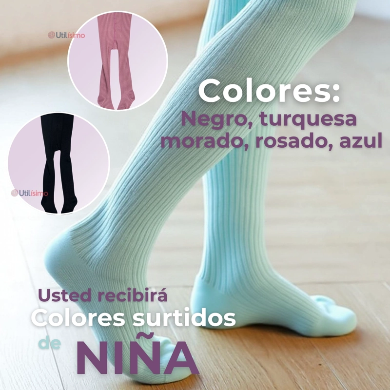 PACK 6 PANTYS ALGODÓN PRIMERA CAPA SURTIDO BALLERINA BEBÉ - 2