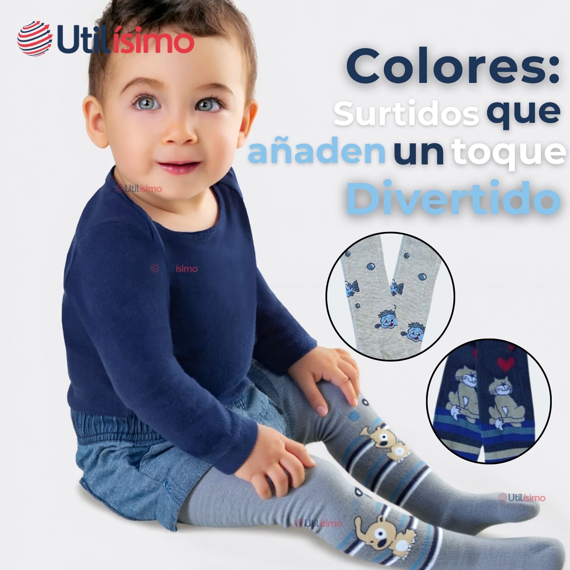 PACK 12 PANTYS PRIMERA CAPA SURTIDOS BALLERINA BEBÉ NIÑO - 2