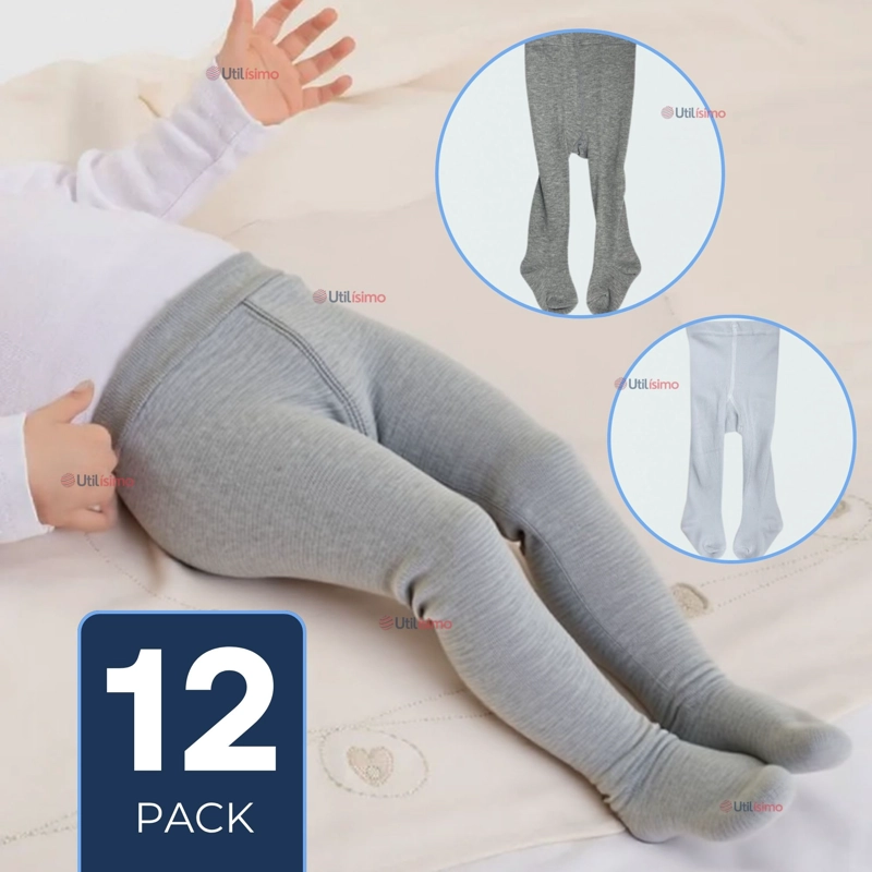 PACK 12 PANTYS ALGODÓN PRIMERA CAPA BALLERINA BEBÉ NIÑO - 1