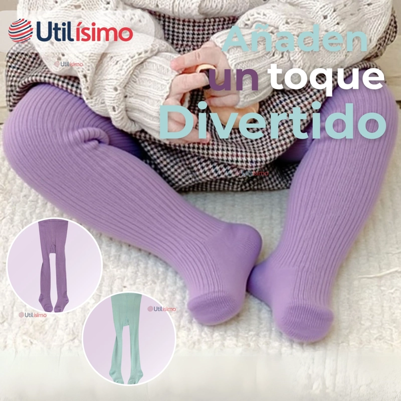 Pack 6 Pantys Primera Capa Unicolor Surtido Ballerina Niña - 4