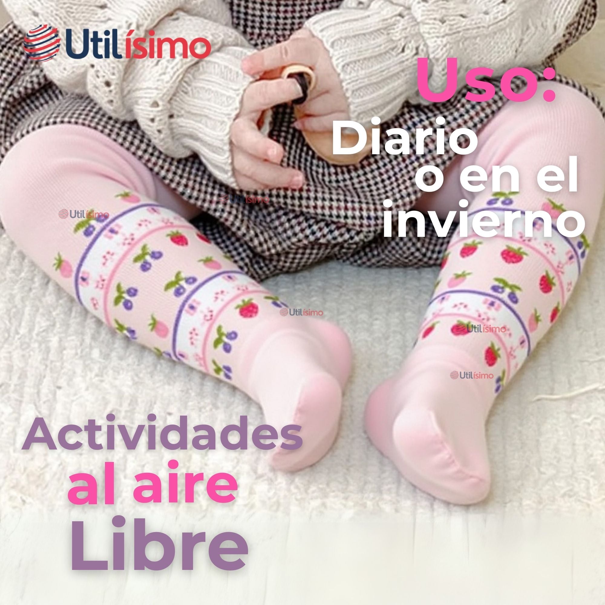 PACK 12 PANTYS PRIMERA CAPA DISEÑOS SURTIDOS BALLERINA NIÑA - 4