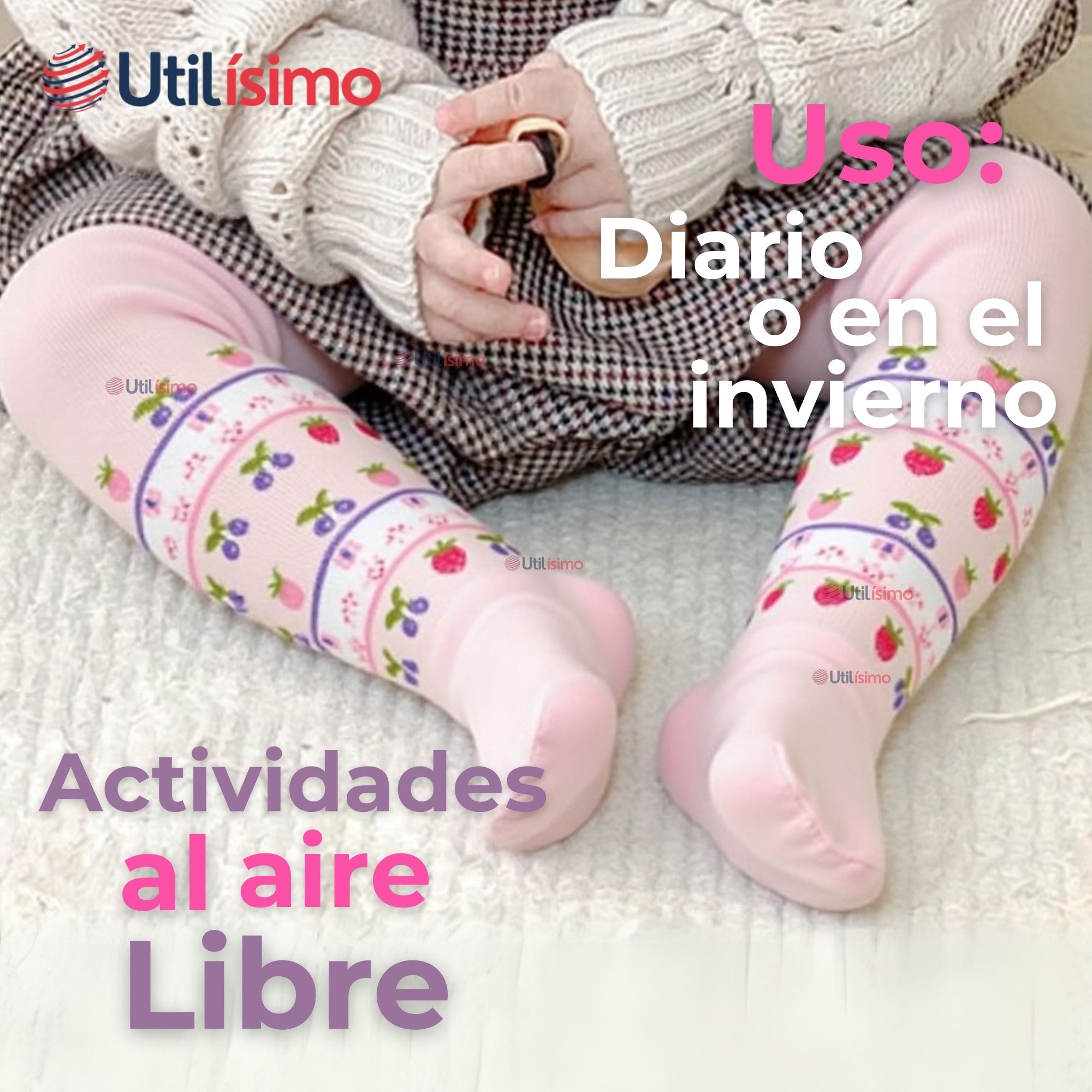 PACK 12 PANTYS PRIMERA CAPA DISEÑOS SURTIDOS BALLERINA NIÑA - 4