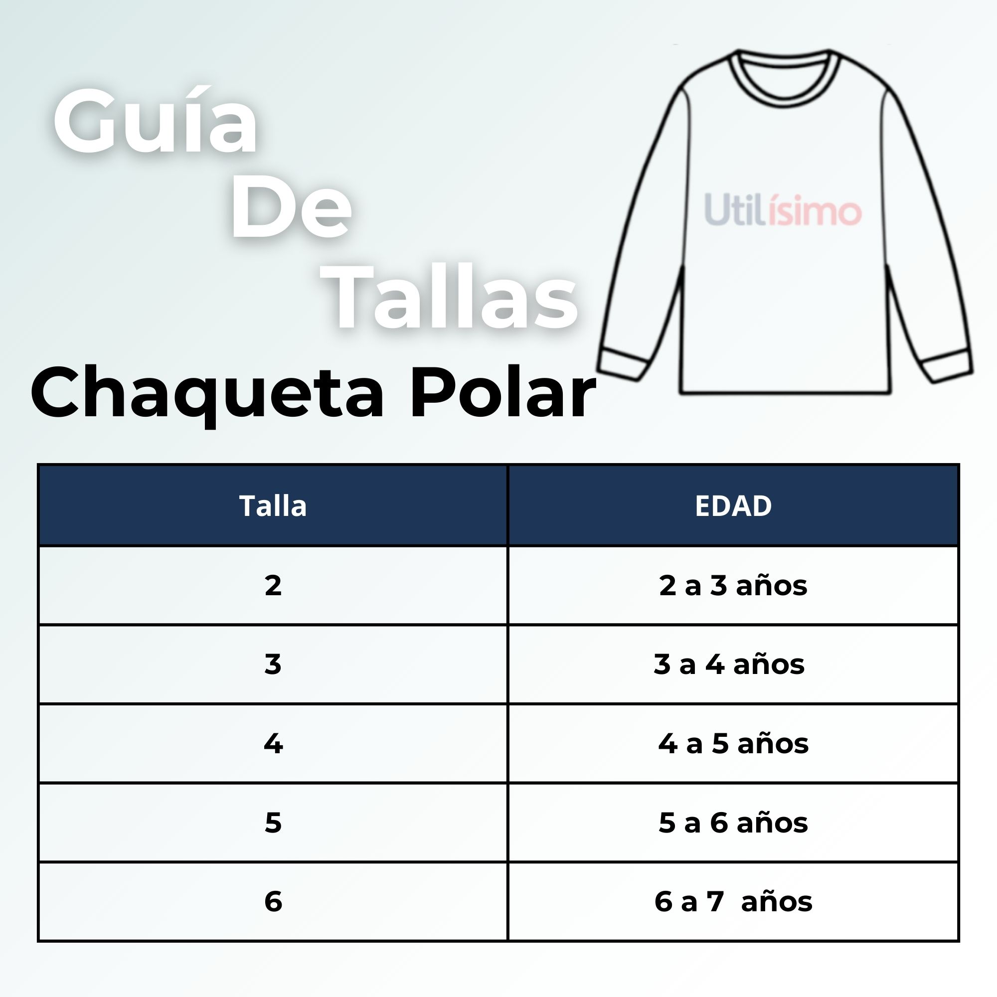 CHAQUETA 100% POLAR NIÑO MANGA LARGA AZUL - 5