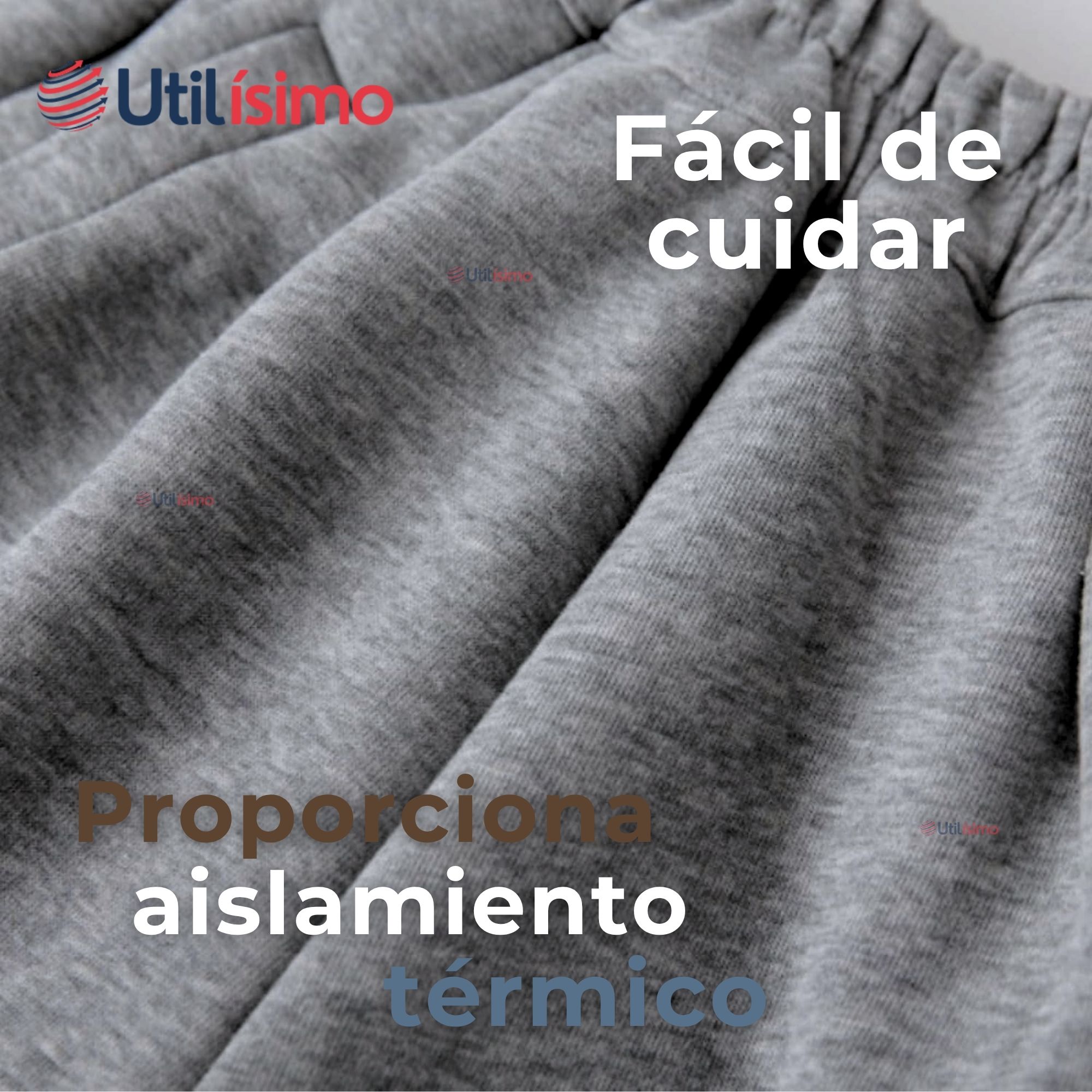 BUZO PARA NIÑOS FORRADO EN 100% POLAR GRIS - 8