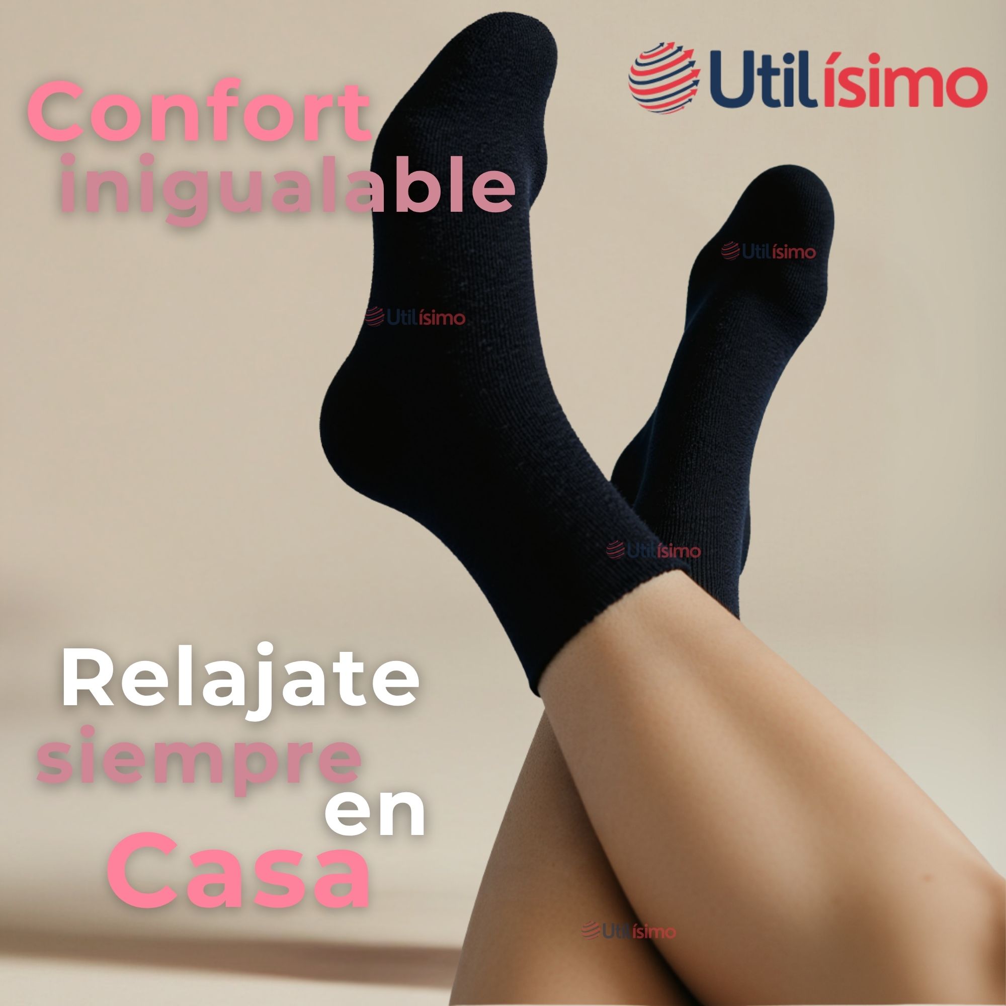 PACK 6 CALCETINES TÉRMICOS EXTRA SUAVES CHENILLE COZY MUJER SURTIDO - 7