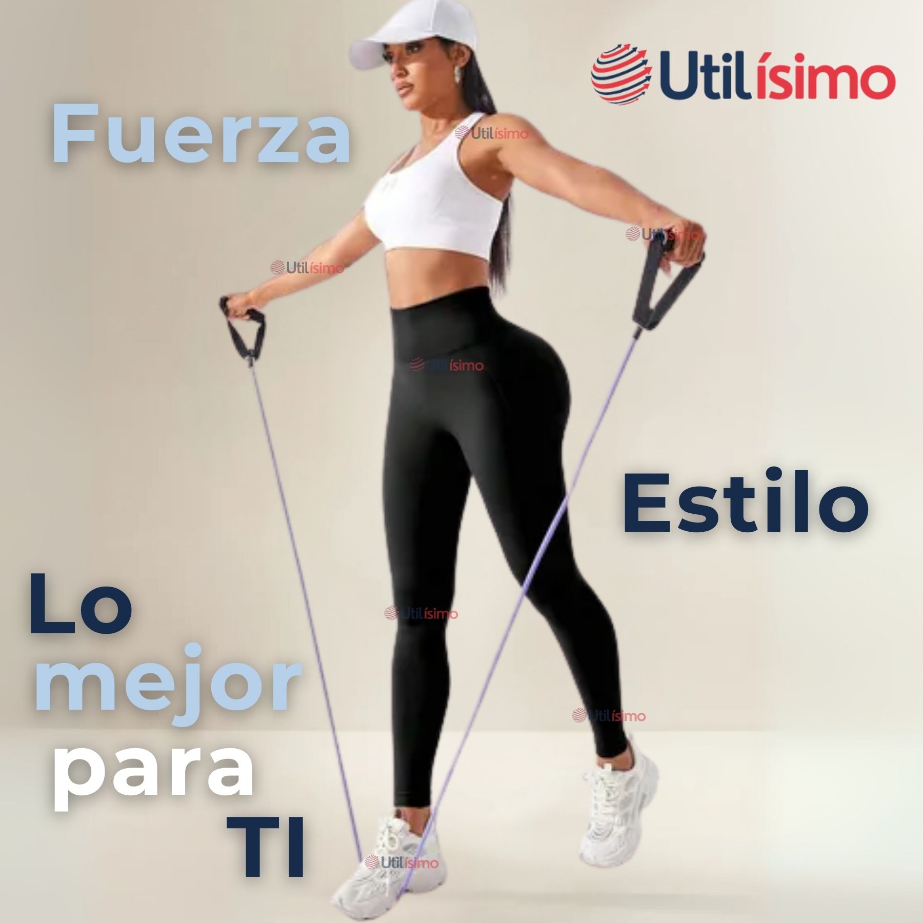 CALZA LEGGINGS DEPORTIVA TIRO ALTO CON FAJA REDUCTORA Y MOLDEADORA MUJER - 7
