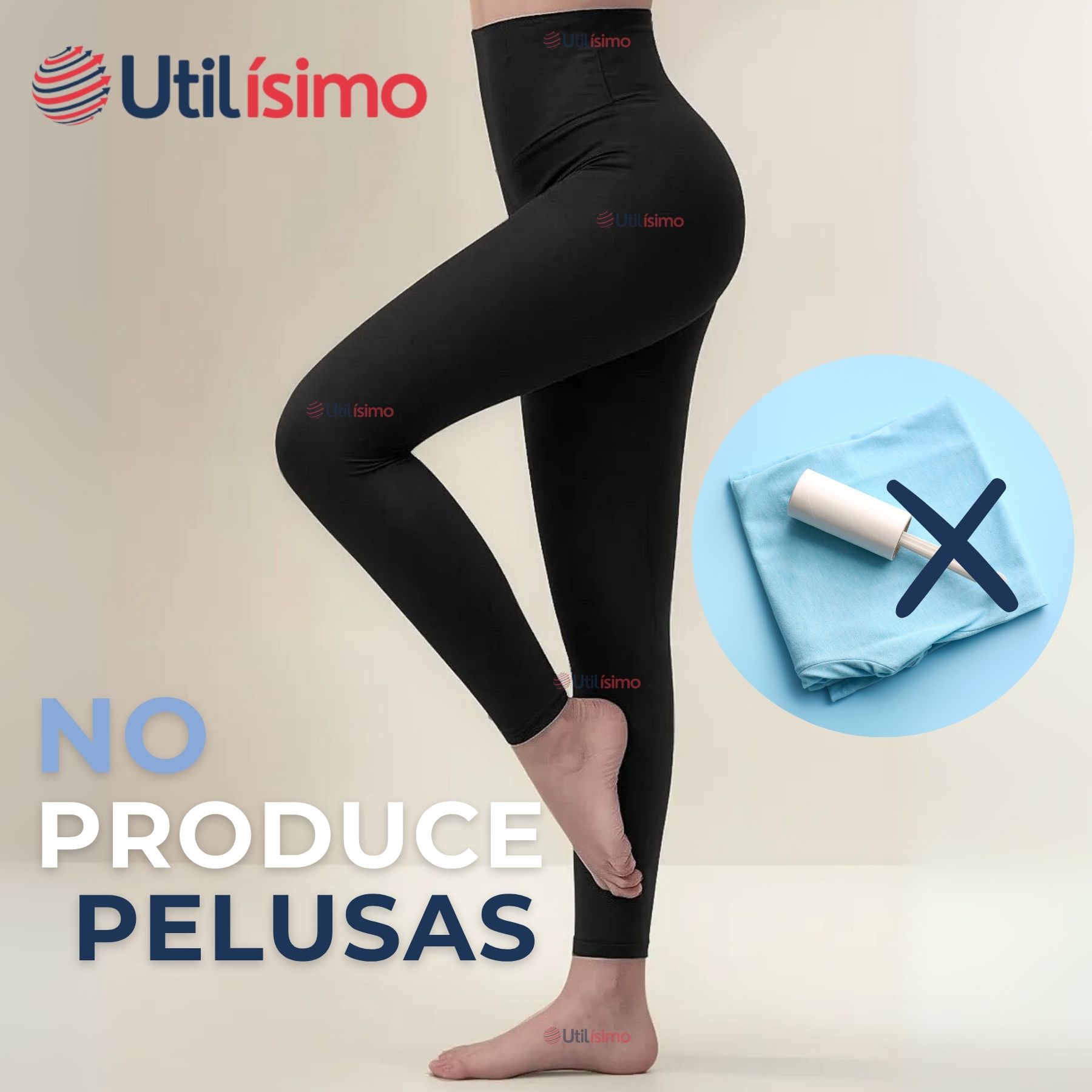 CALZA LEGGINGS CON BRILLO POLAR TIRO ALTO MUJER - 9