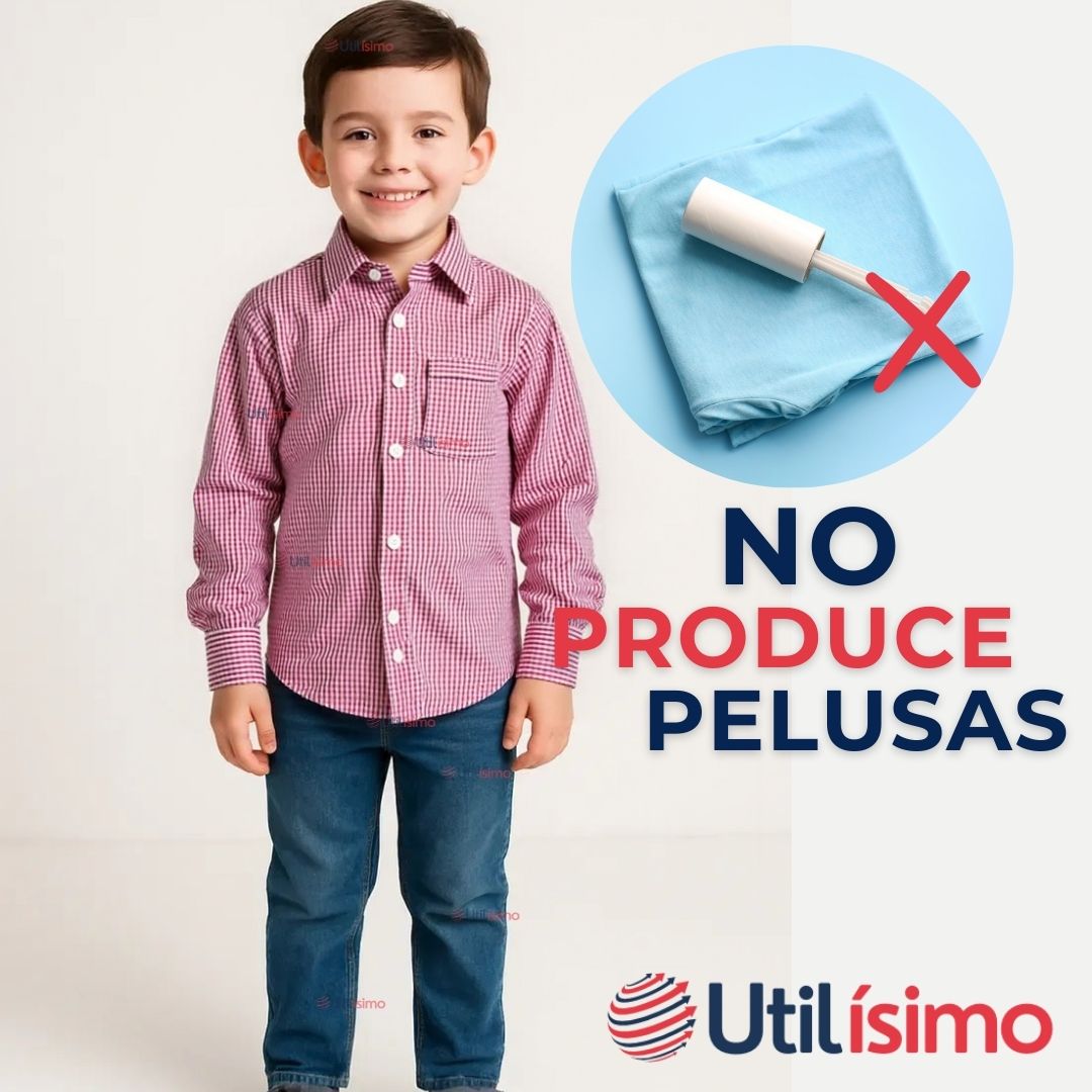 PACK 3 CAMISA HUASO CUADRILLE ALGODON NIÑO JUVENIL COLOR ROJO - 9