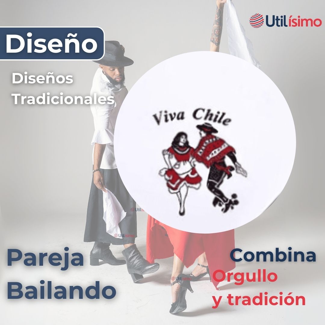 PACK 3 PAÑUELOS BAILE CUECA 36CM BORDADO PAREJA FIESTAS PATRIAS - 4