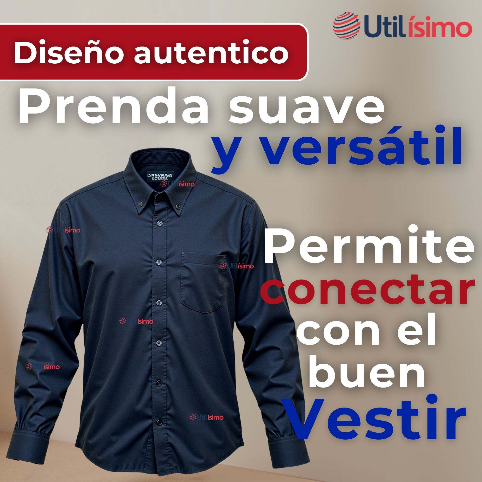 CAMISA CASUAL DE VESTIR MANGA LARGA CUELLO AMERICANO ALGODON NEGRO - 7
