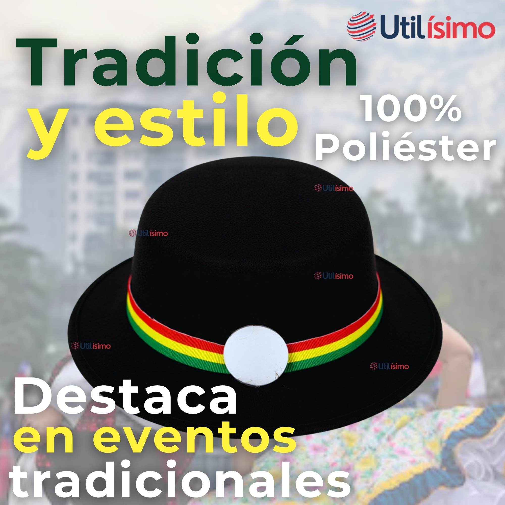 SOMBRERO NORTINO NIÑA FIESTAS PATRIAS NEGRO BAILE DANZAS - 8
