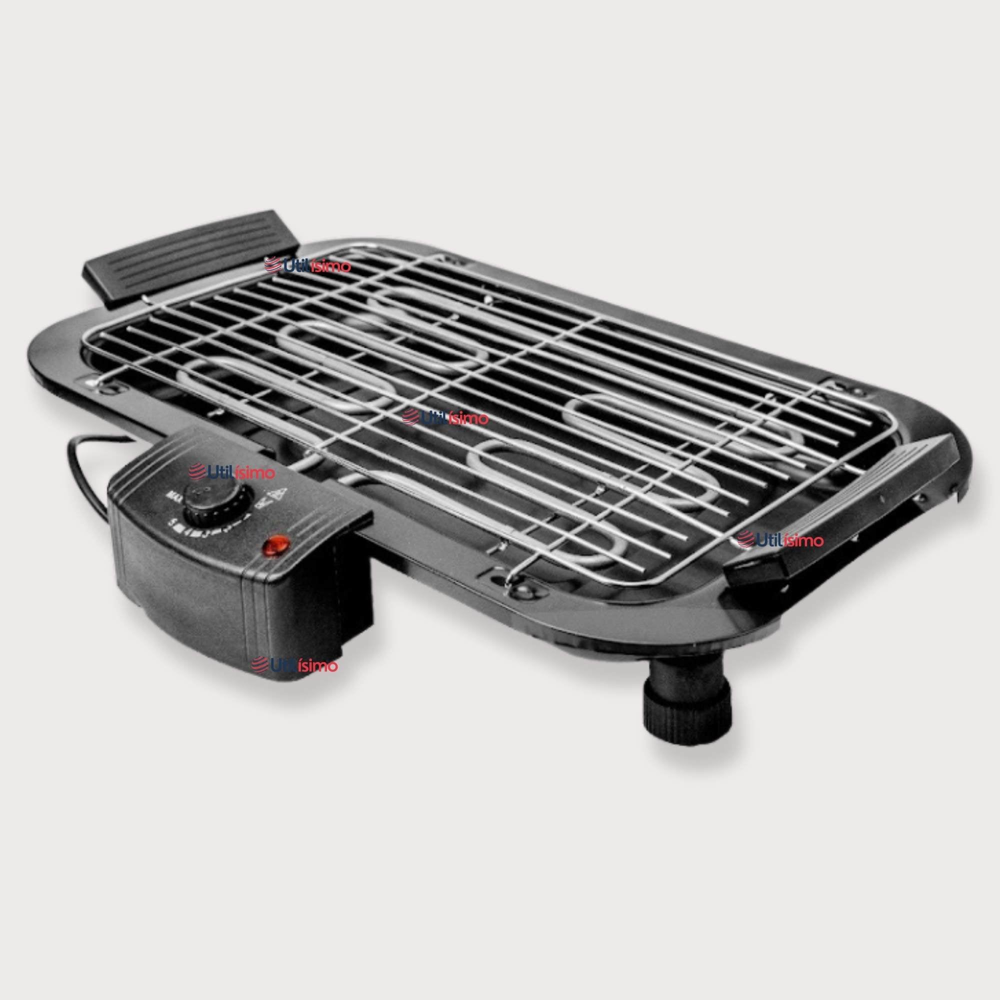 PARRILLERA ELÉCTRICA ASADOR 2000W DE POTENCIA ANTIADHERENTE NEGRO - 1