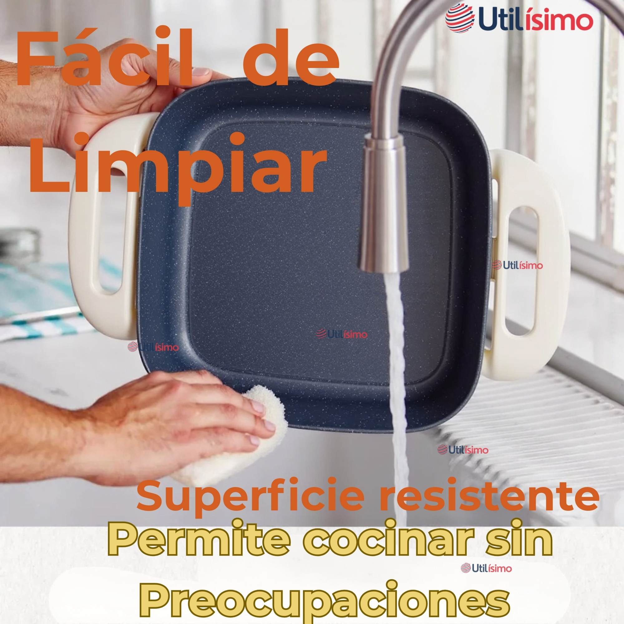 SARTEN ELÉCTRICO ANTIADHERENTE MULTIFUNCIONAL 5 LITROS 1200W DE POTENCIA - 9