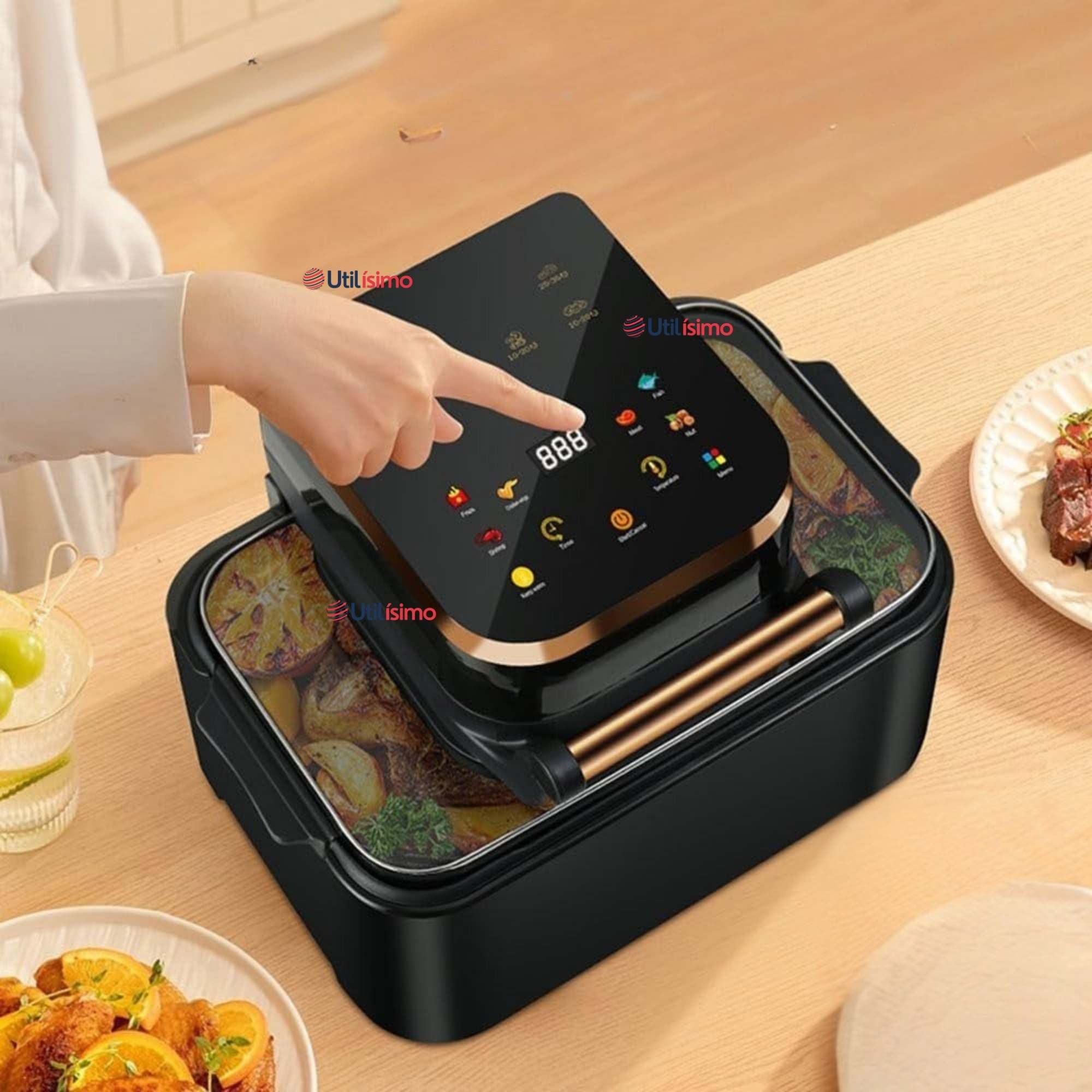FREIDORA DE AIRE PANTALLA DIGITAL 12 LITROS 1700W AIR FRYER - 1