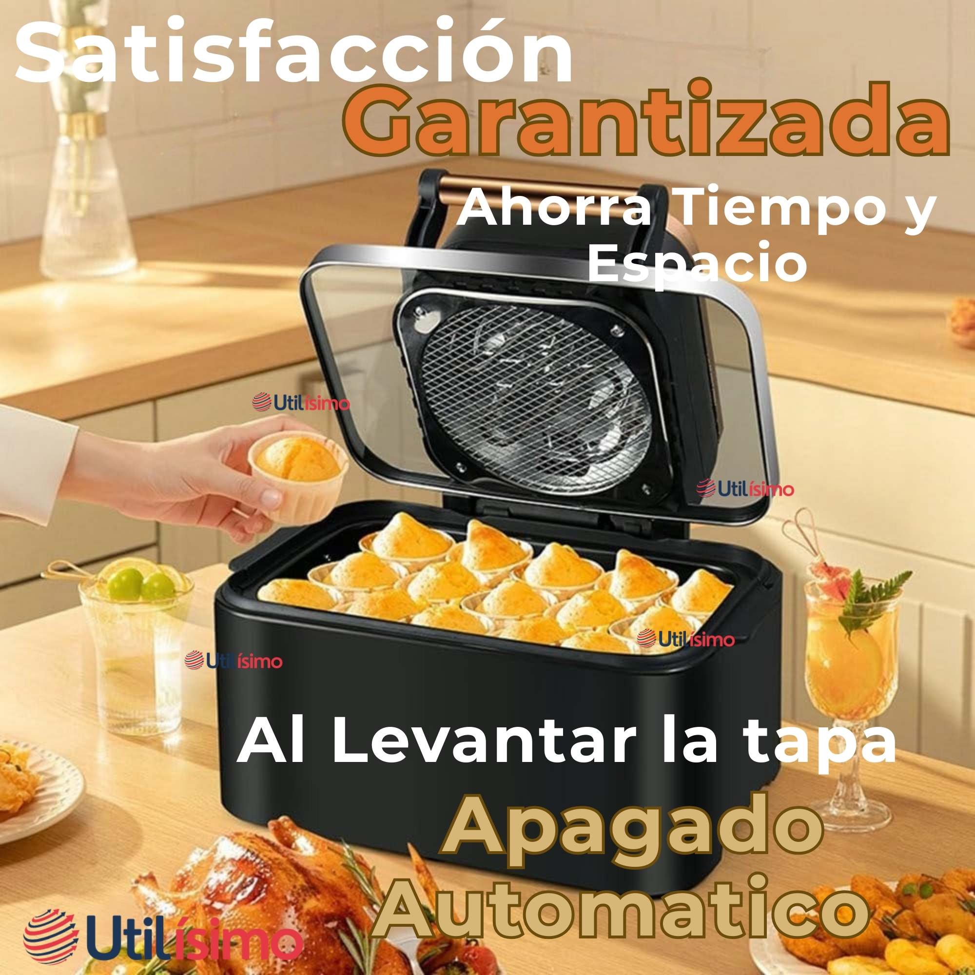FREIDORA DE AIRE PANTALLA DIGITAL 12 LITROS 1700W AIR FRYER - 9