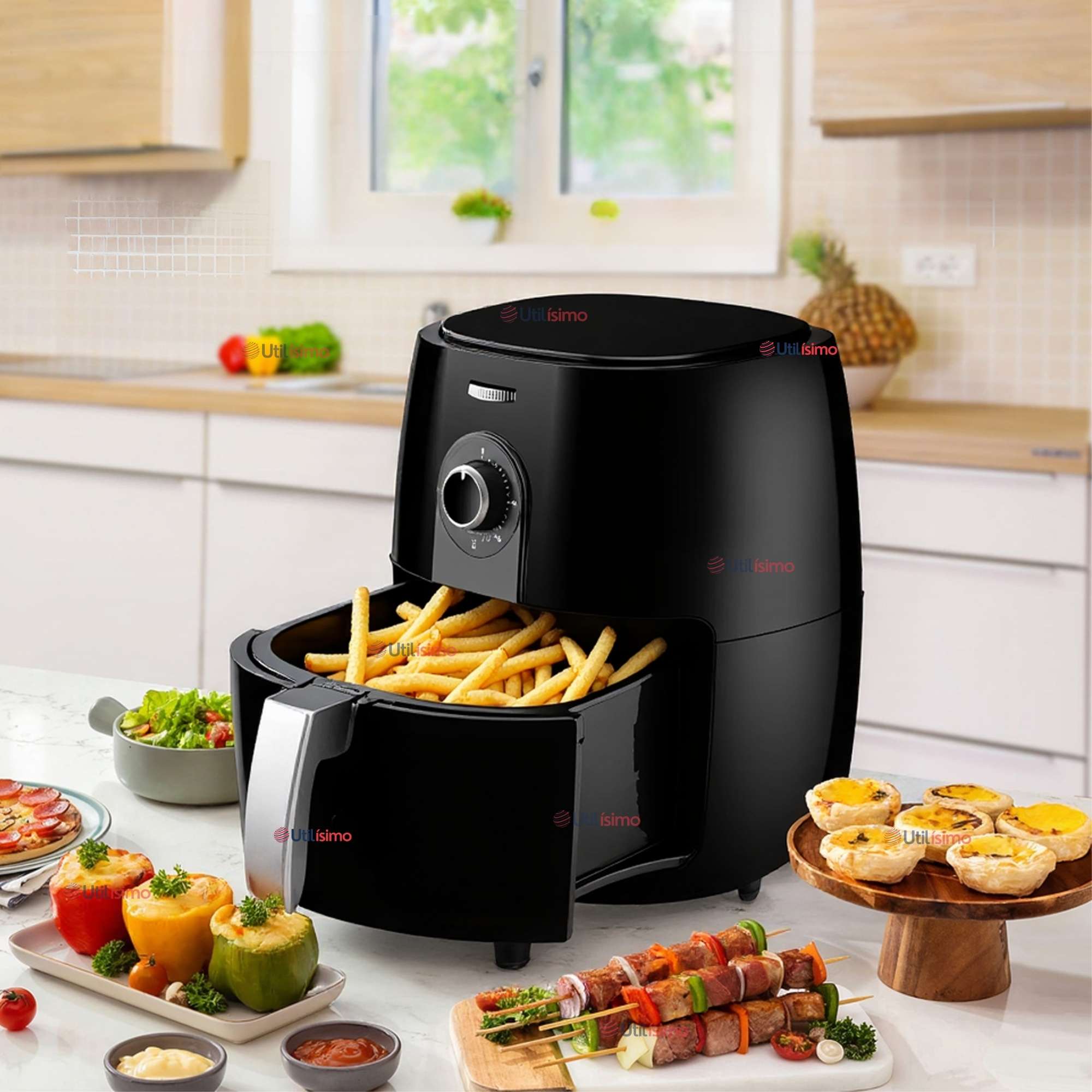 FREIDORA DE AIRE 5 LITROS 1350W POTENCIA AIR FRYER PREMIUM - 1
