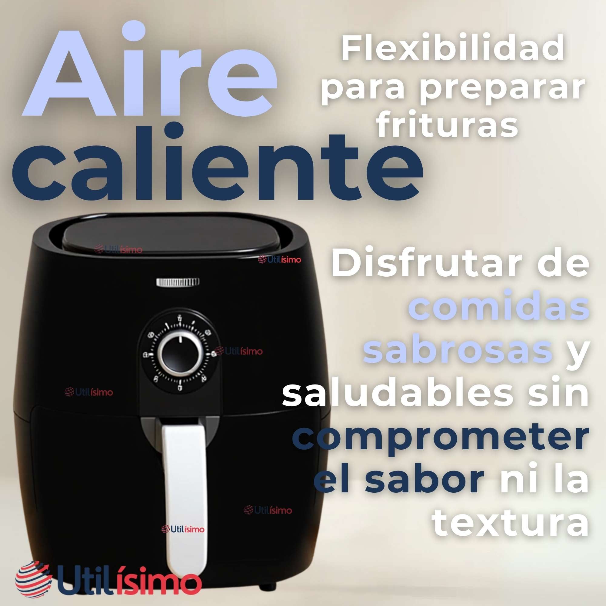 FREIDORA DE AIRE 5 LITROS 1350W POTENCIA AIR FRYER PREMIUM - 2